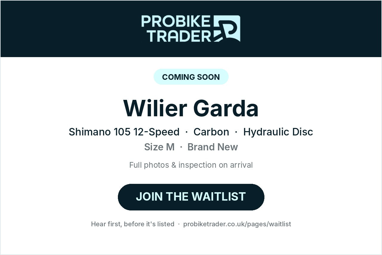 Wilier Garda Shimano 105 12-Speed Disc Road Bike, Size M – New Other