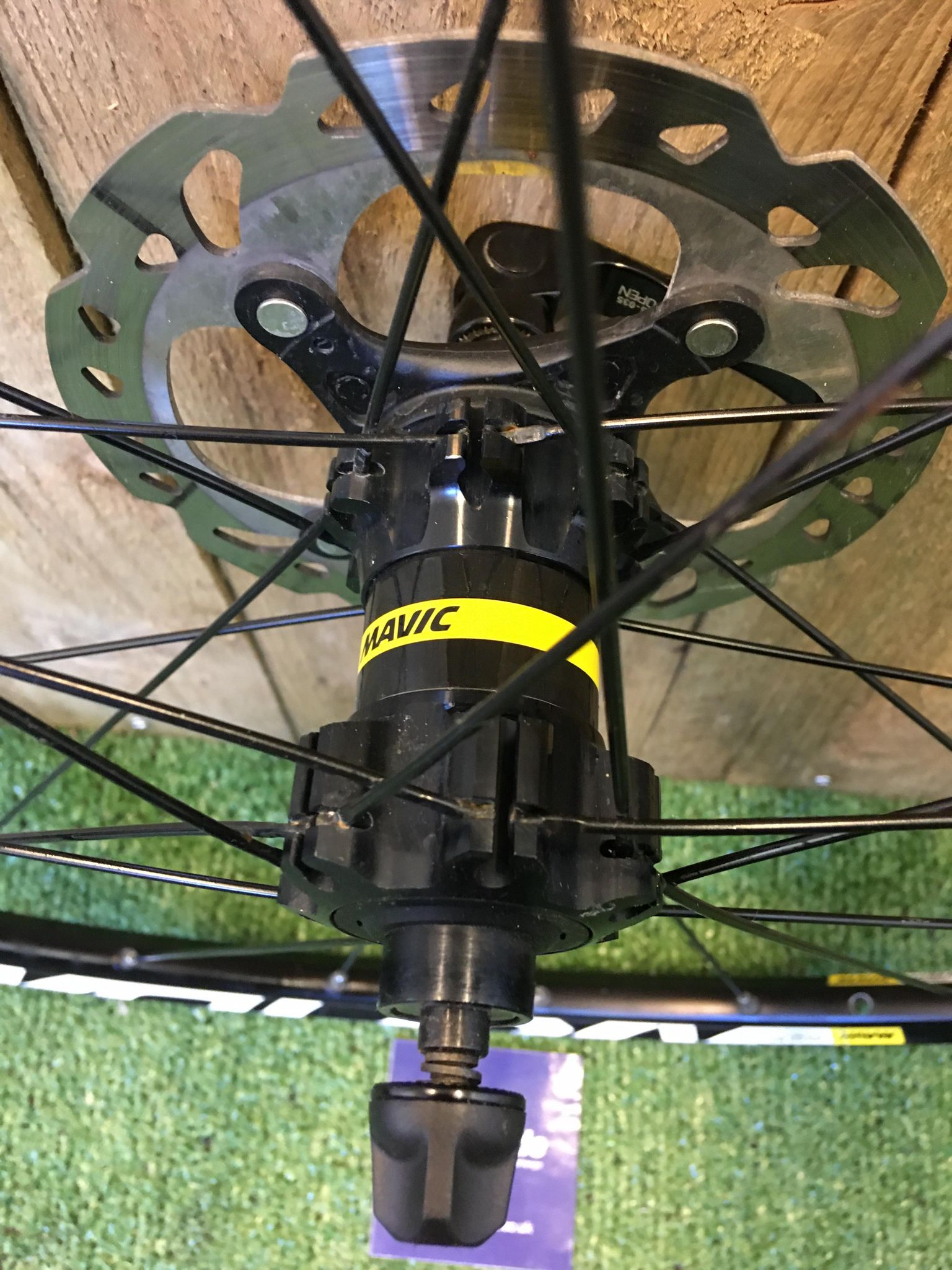 Disc Front Single Wheel QR-Mavic Aksium Including Rotor- Grade B+