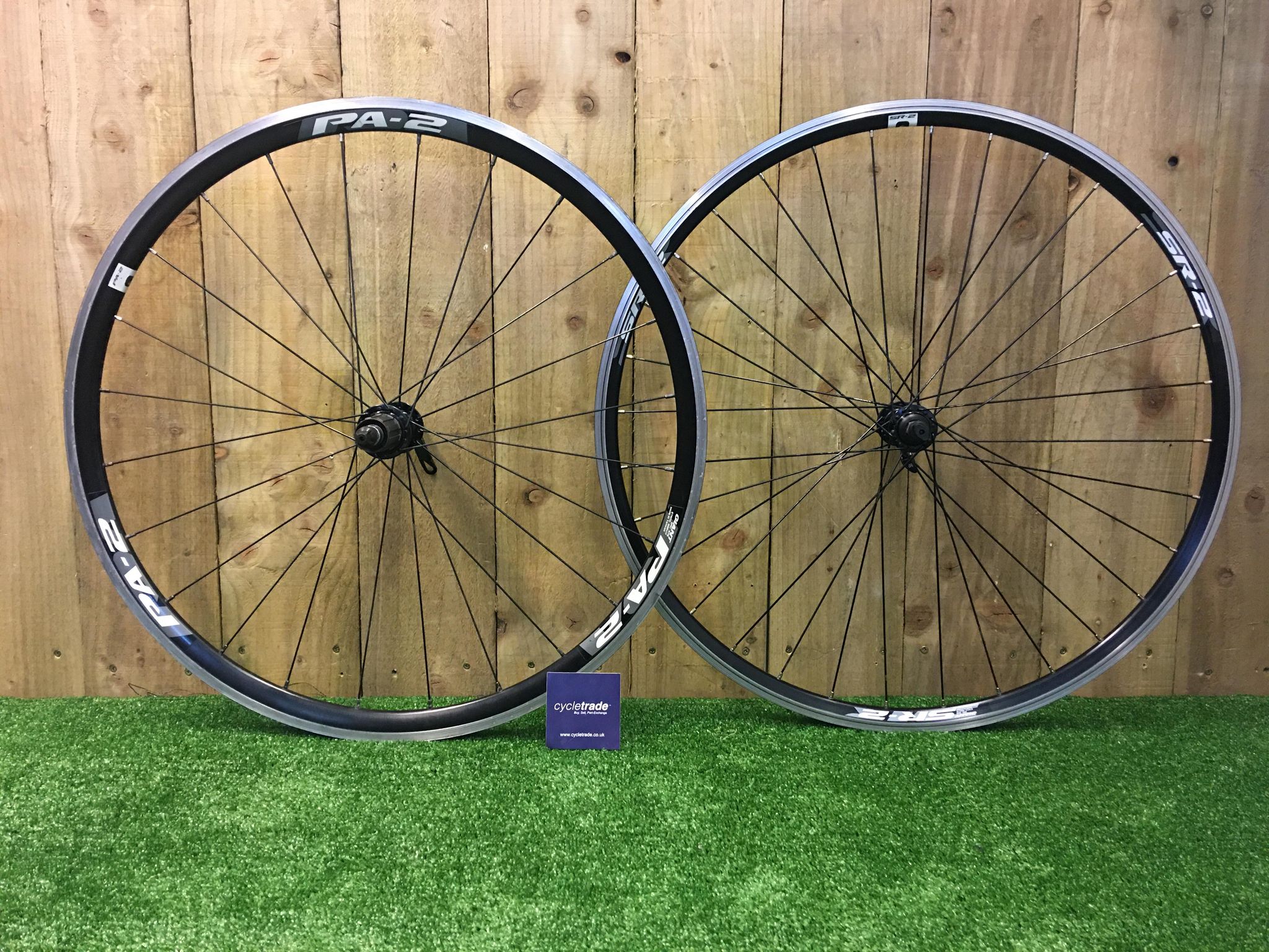 Road Wheelset- Giant PA-2 Rim Brakes 10/11 Speed- Grade B – Probiketrader