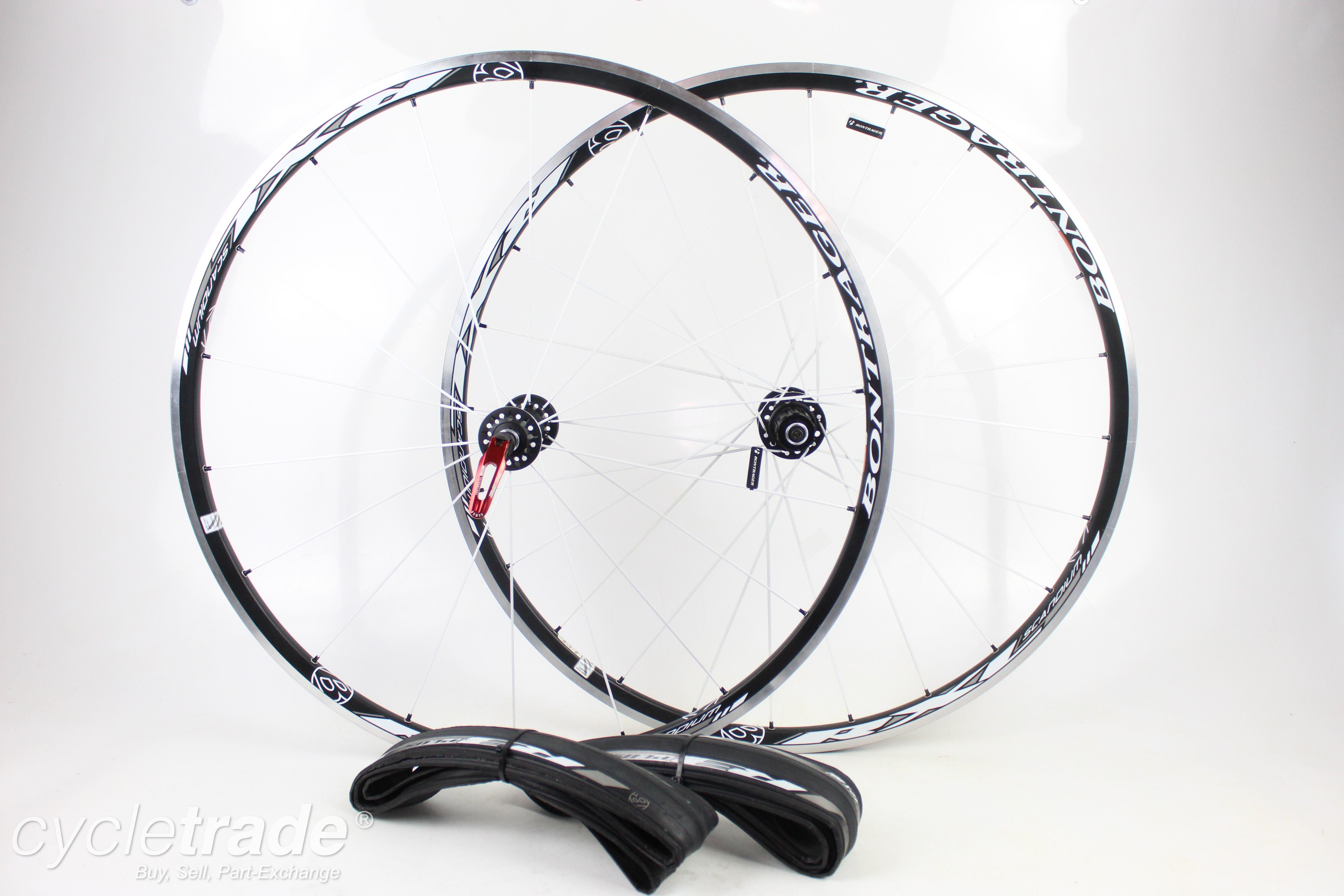 NOS 700c Rim Wheelset - Bontrager RXL Scandium 10s Ceramic- Grade A+