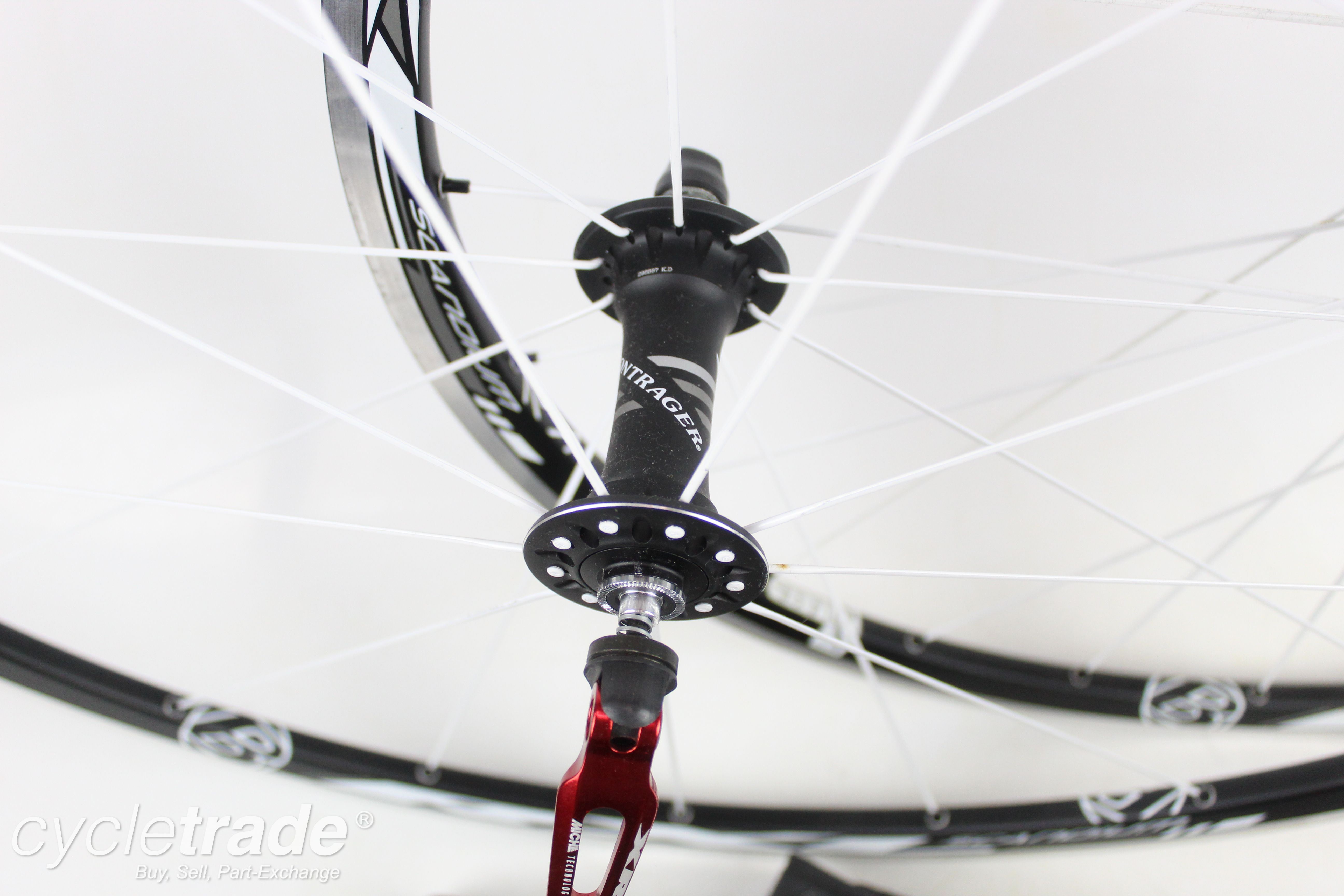 NOS 700c Rim Wheelset - Bontrager RXL Scandium 10s Ceramic- Grade A+