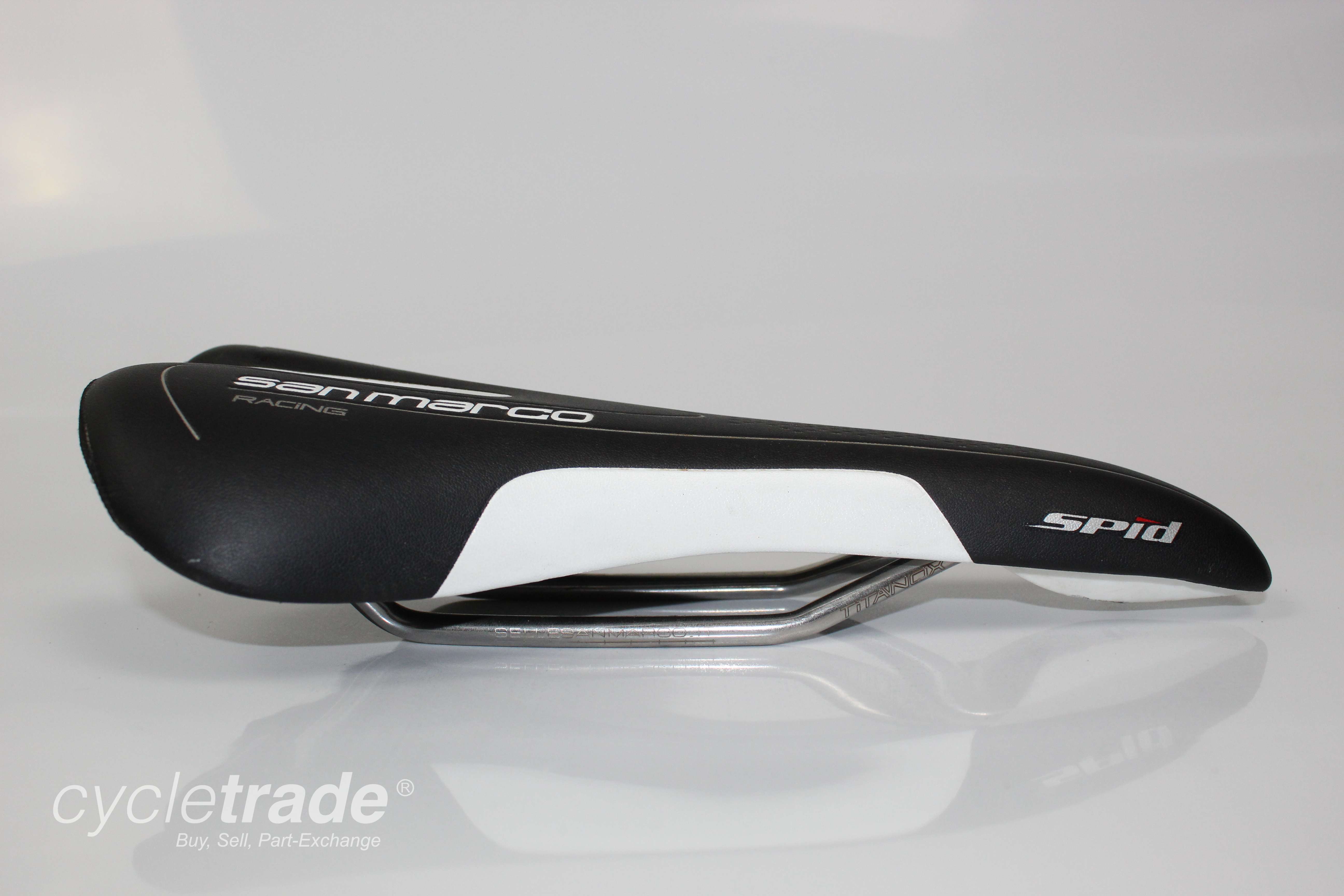 Saddle - San Marco Spid Racing Titanox Rails 218g - Grade B+