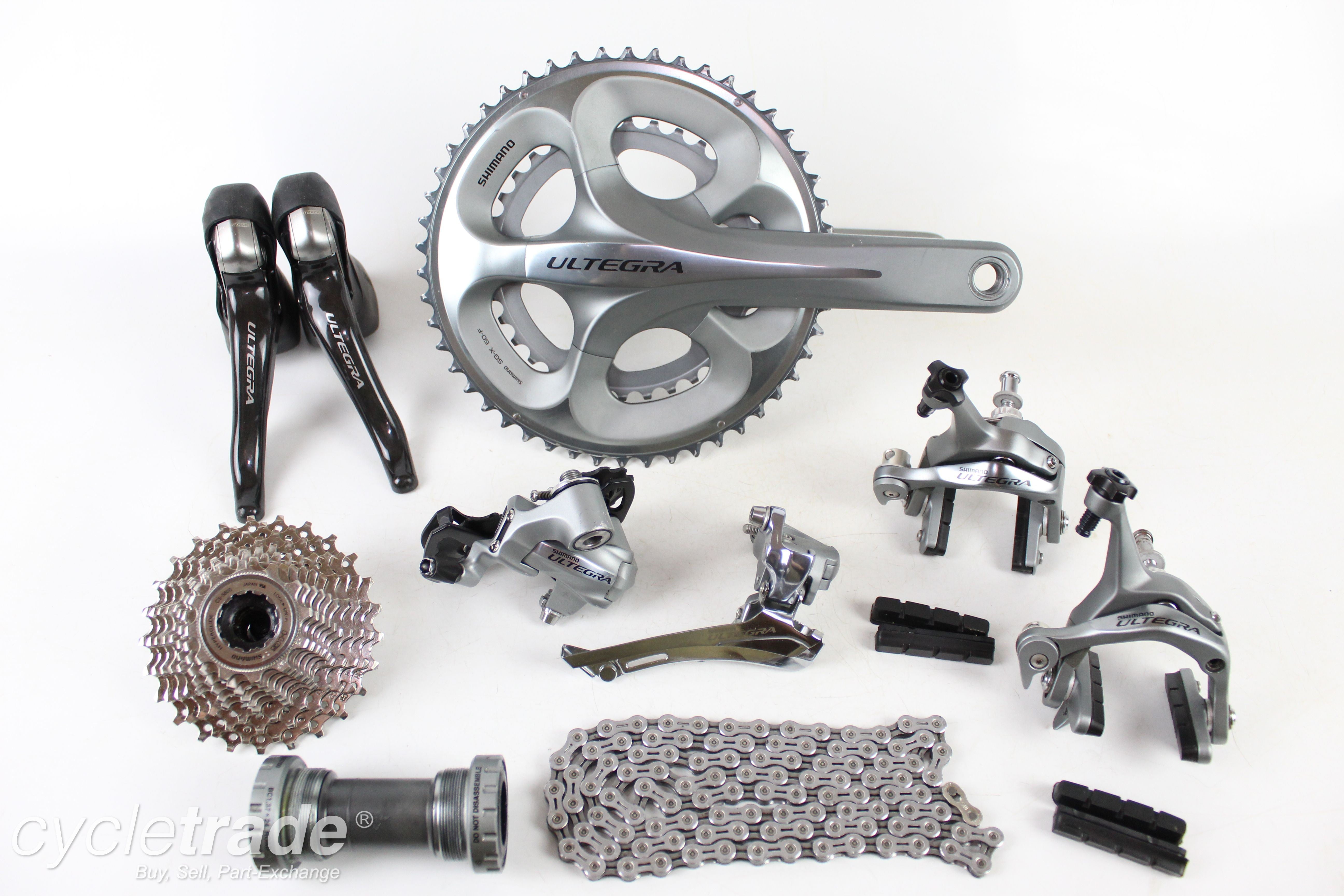 Pedals Shimano Ultegra R6700 Ultegra 10 Speed Chainset Road