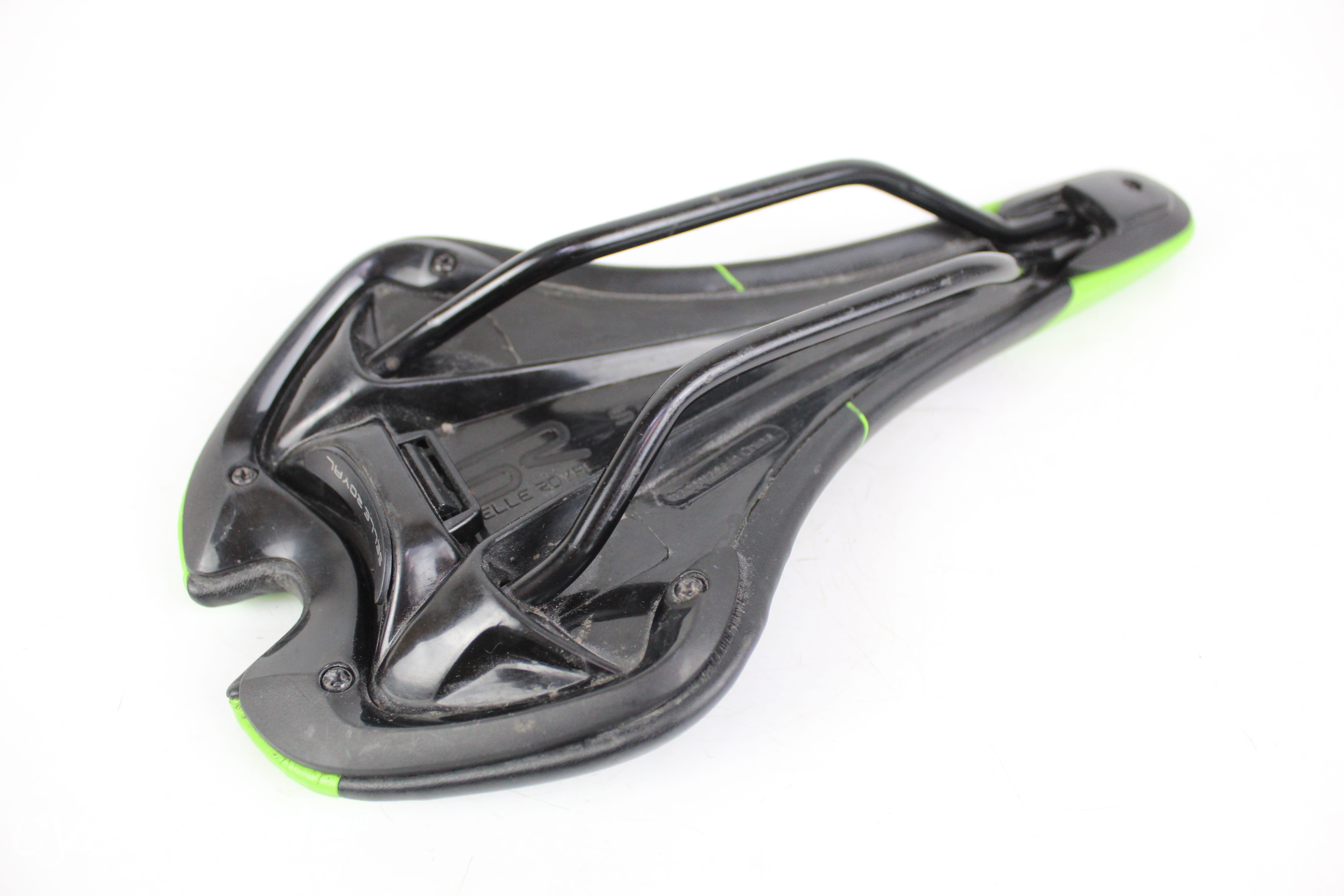 Road Saddle - Selle Royal Seta S1, 270mm/130mm Black/Green - Grade B+
