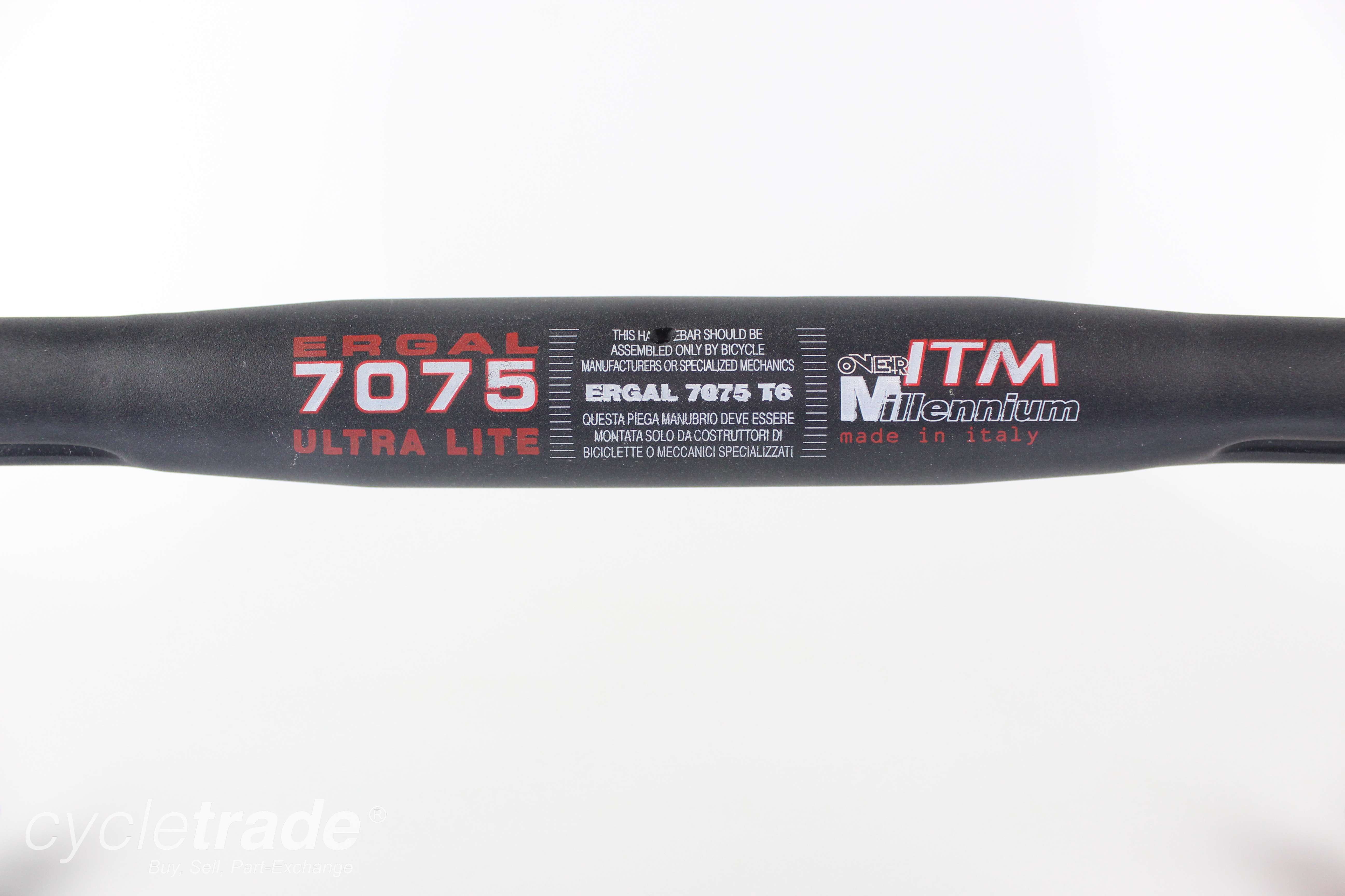 Drop Handlebar - ITM Millennium ERGAL 400mm, 28mm Clamp - Grade B