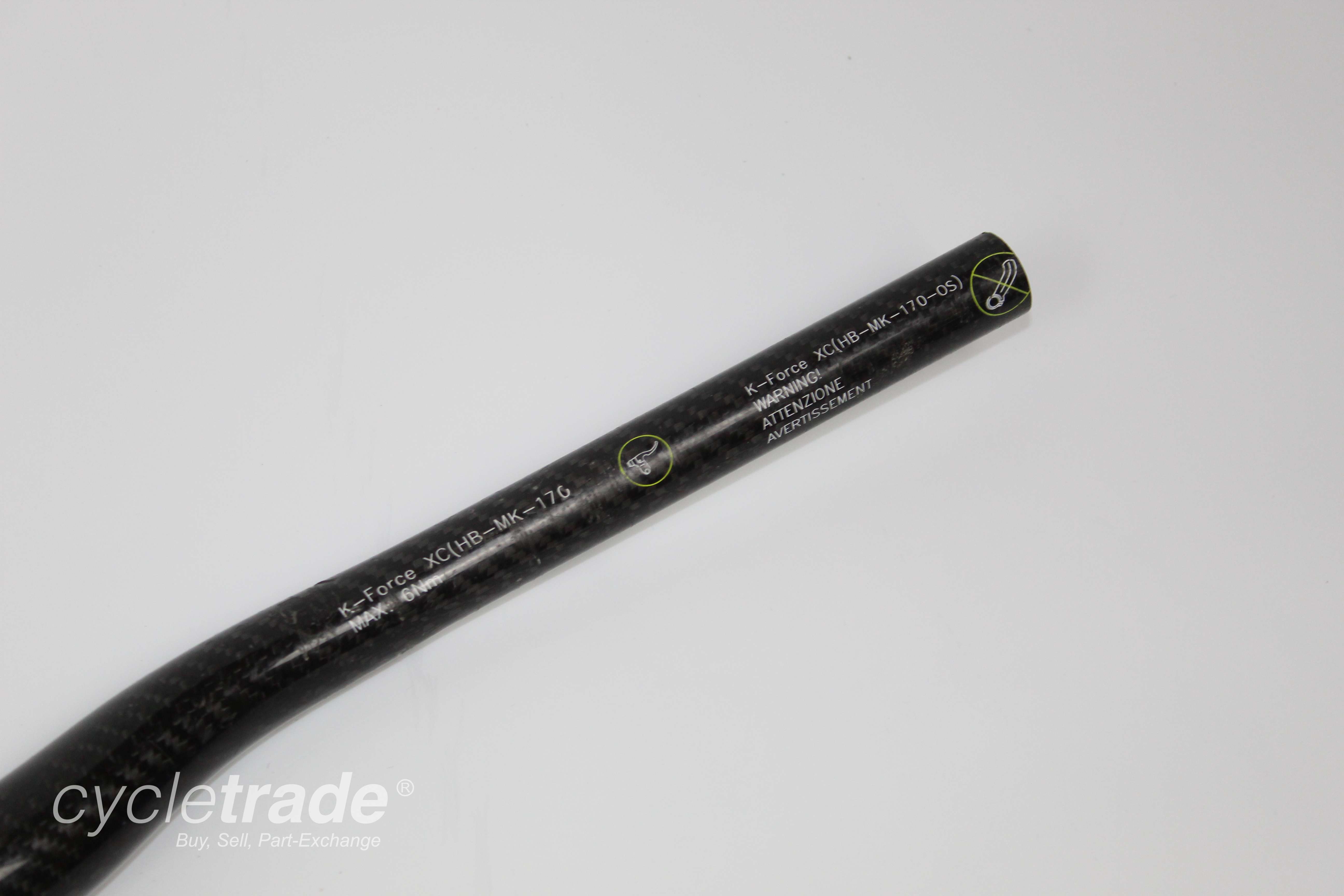 MTB Flat Handlebars - FSA K-Force Carbon Fibre Riser 645mm - Grade C+