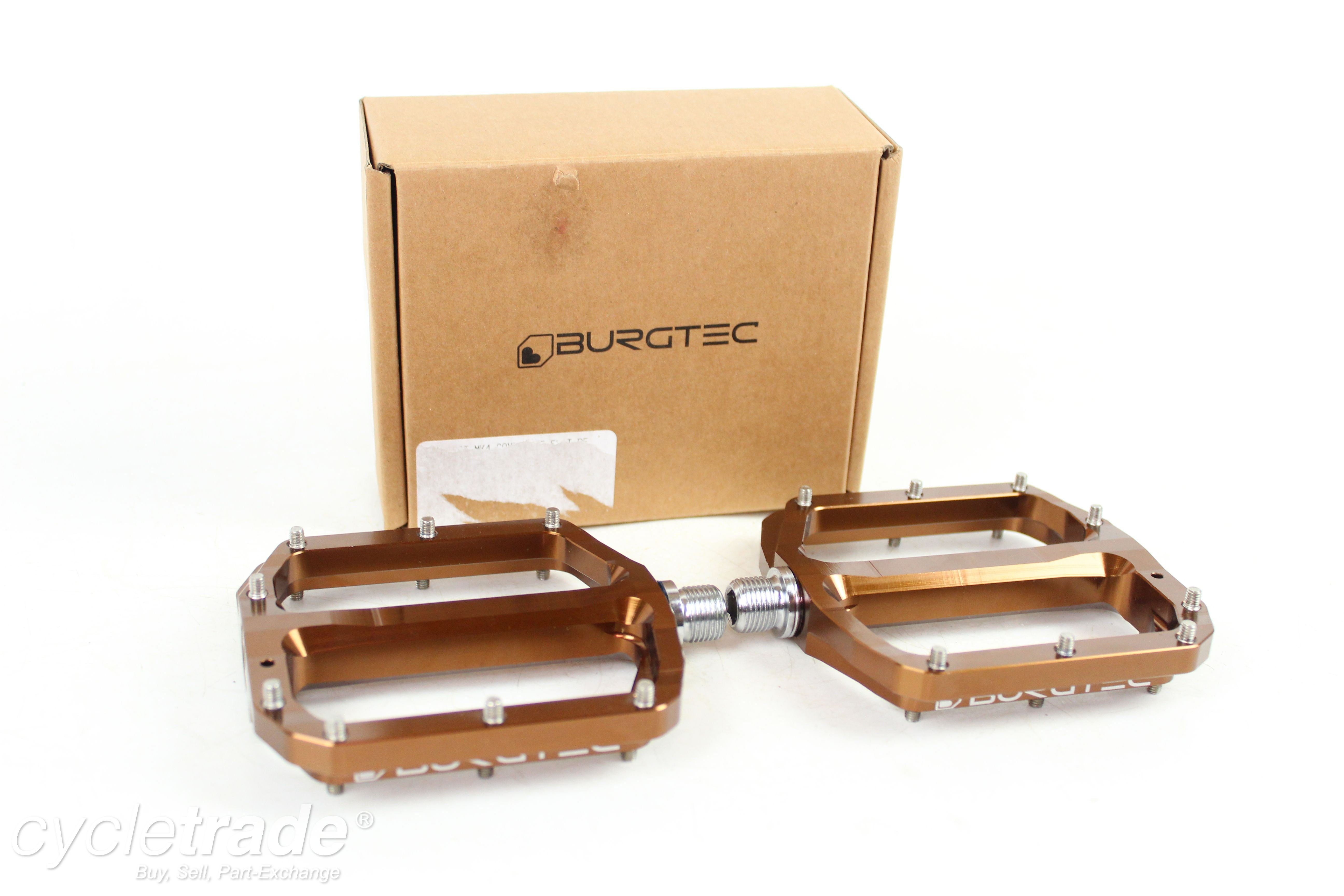 Flat Pedals - Burgtec Penthouse MK4 Kash Bronze- Grade A+ (New)
