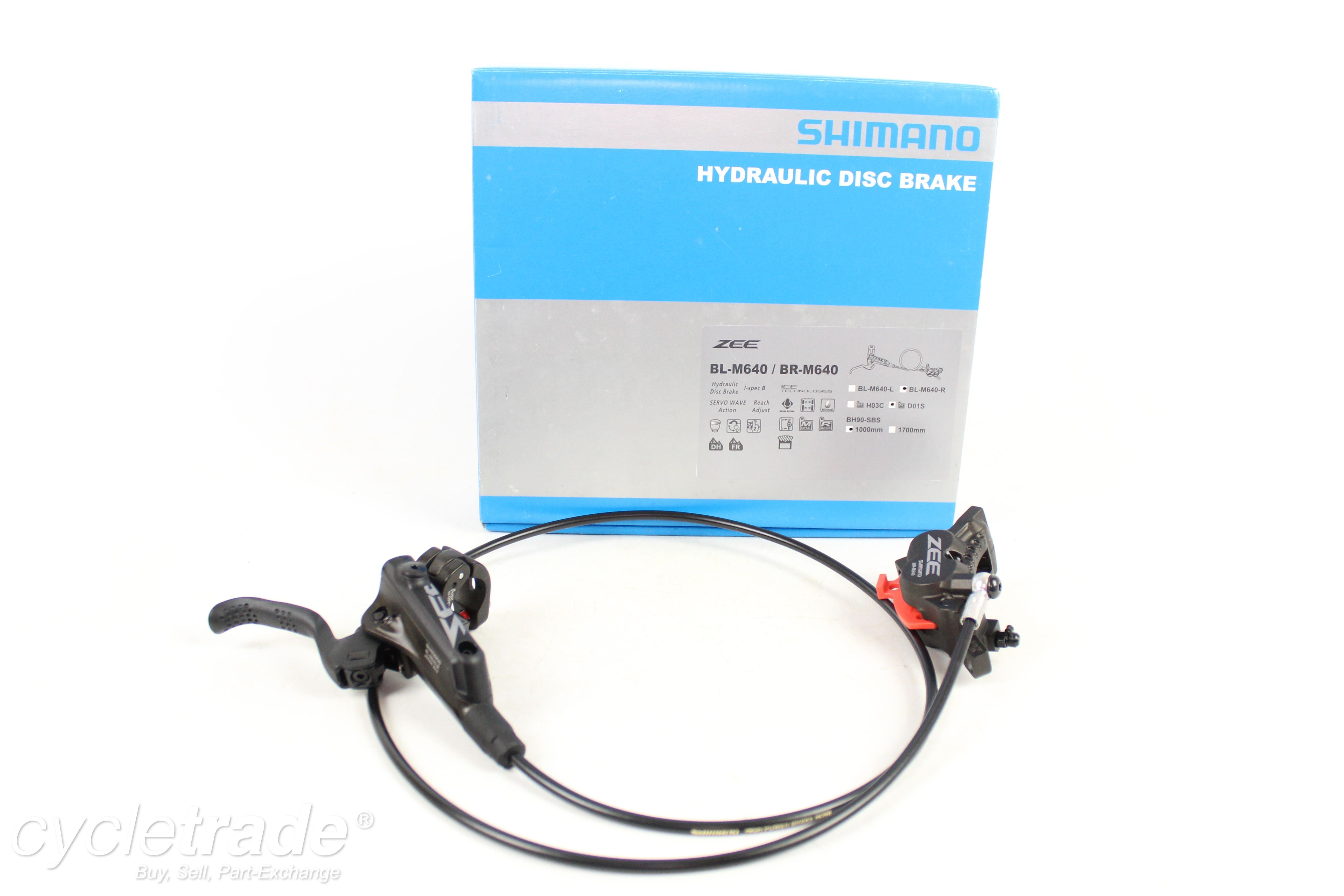 Front Hydraulic Disc Brake - Shimano ZEE BL/BR-M640 A+ (New)