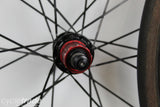 Road Wheelset- Planet X Carbon 45mm 11 Speed Tubular  - Grade B