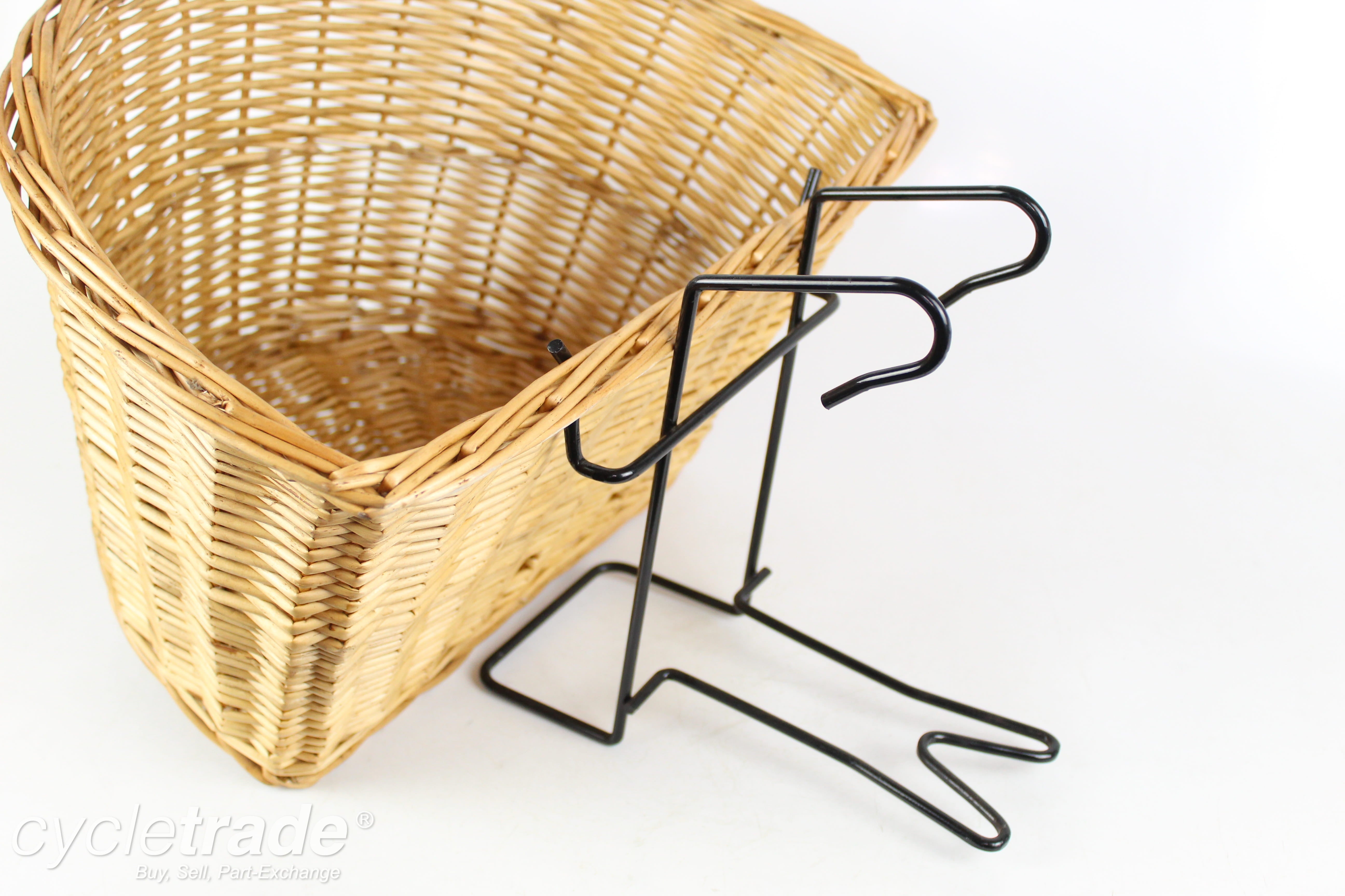 Accessories - Vintage  Large Wicker Bike Basket - Grade A