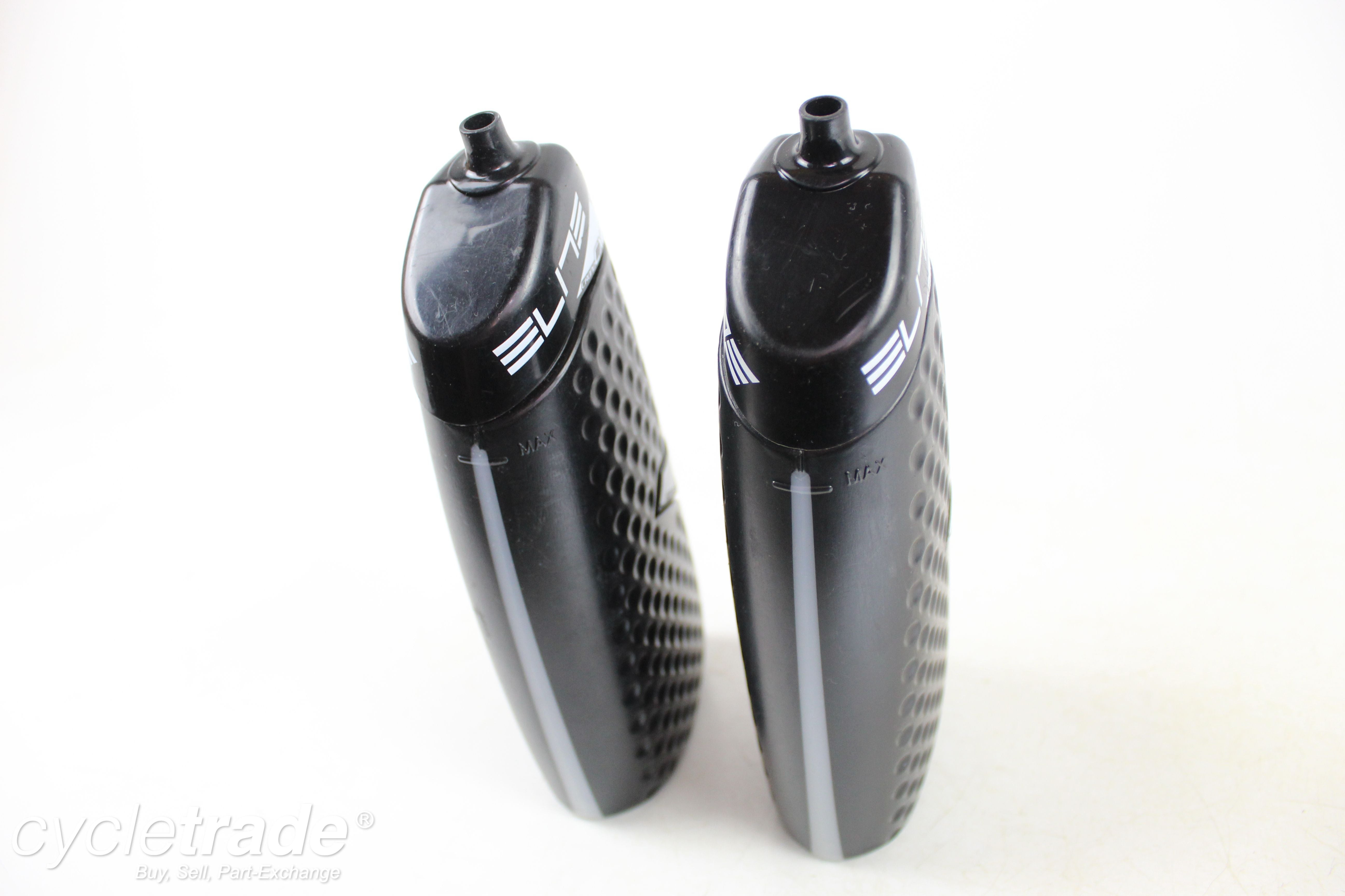 Bottle Kit Set - Elite Crono CX Aero (Black) Carbon Caged - Grade B