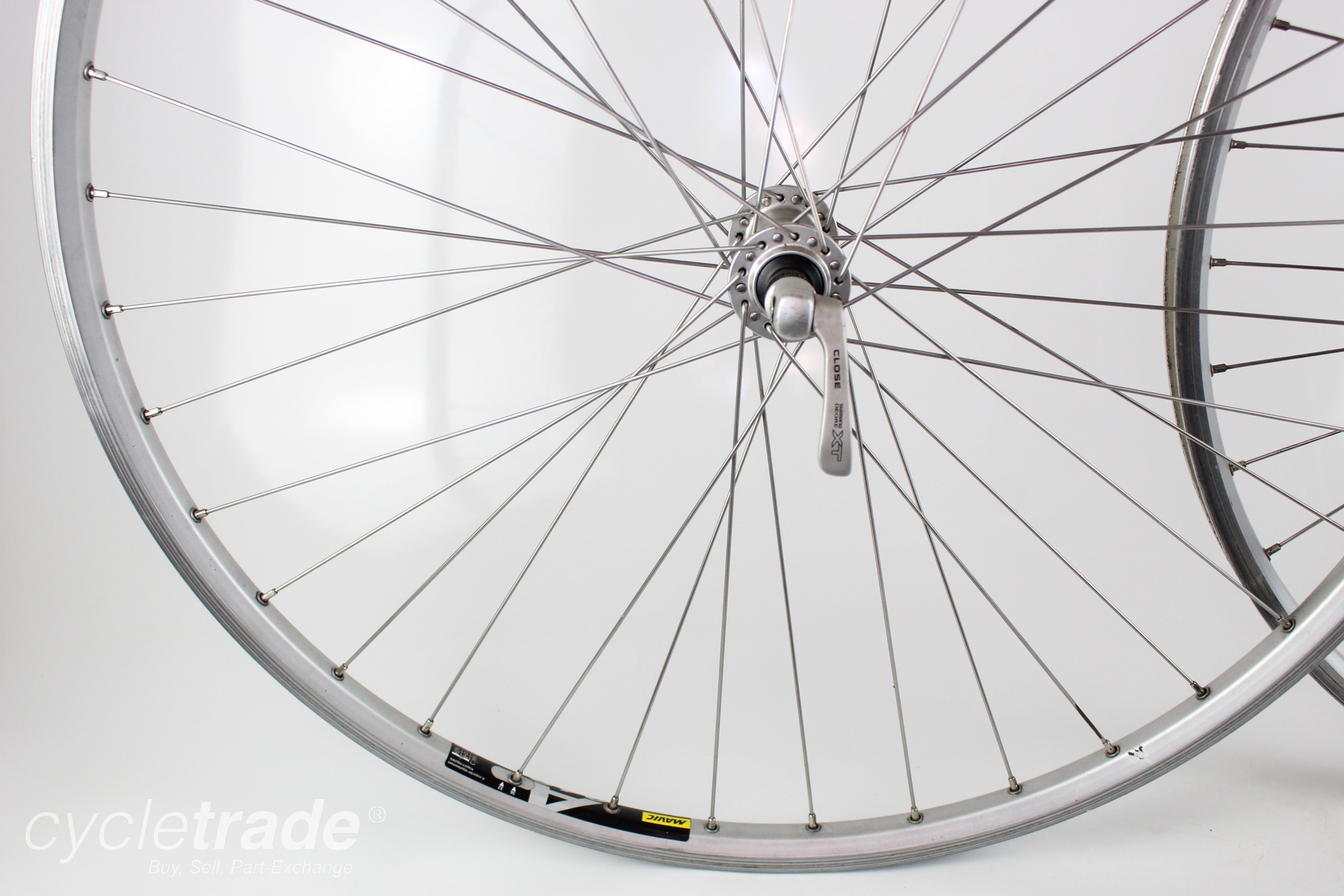 700c Road Rim Wheelset - Shimano Deore FH/HB-M590, 9 Speed - Grade B+