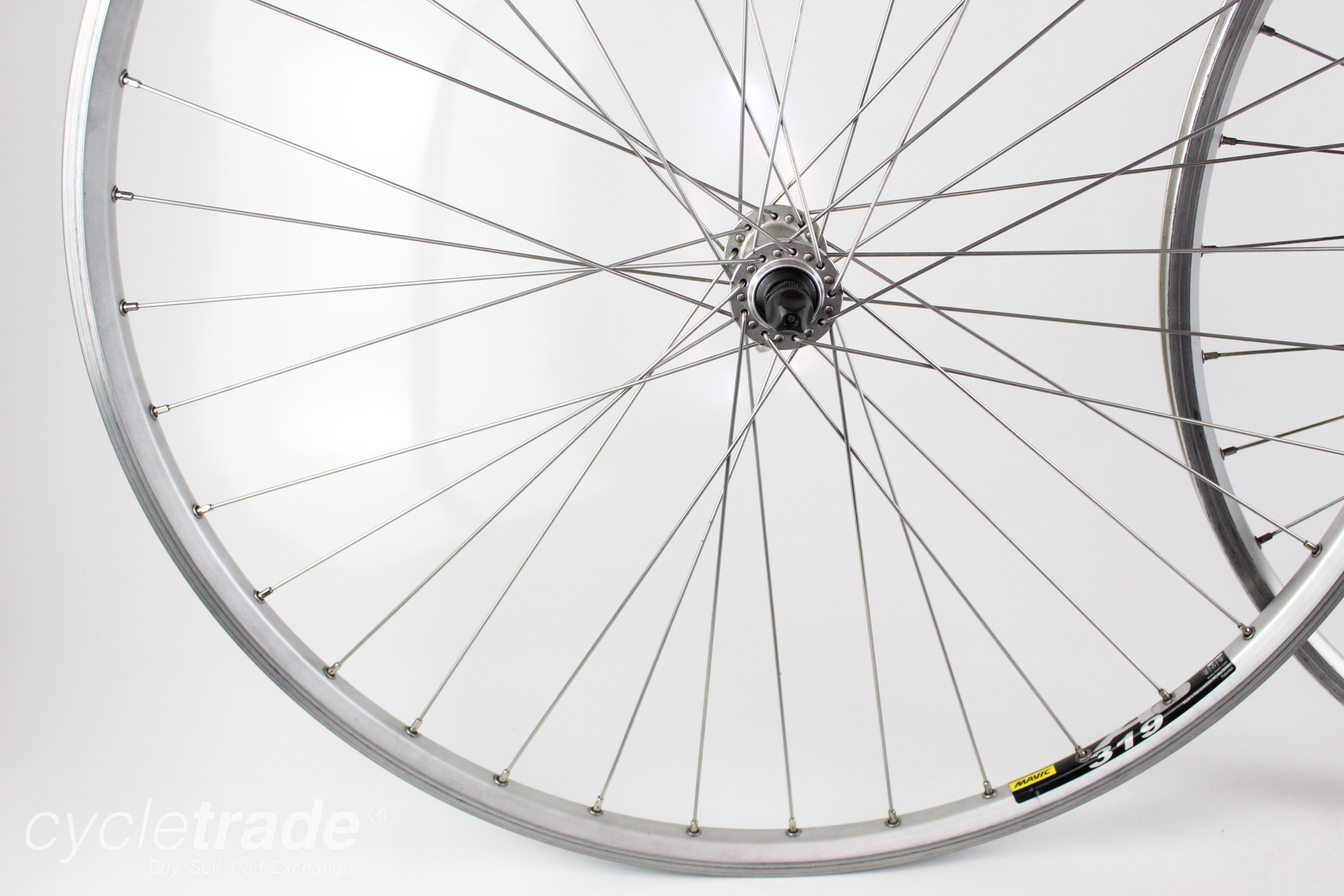 700c Road Rim Wheelset - Shimano Deore FH/HB-M590, 9 Speed - Grade B+