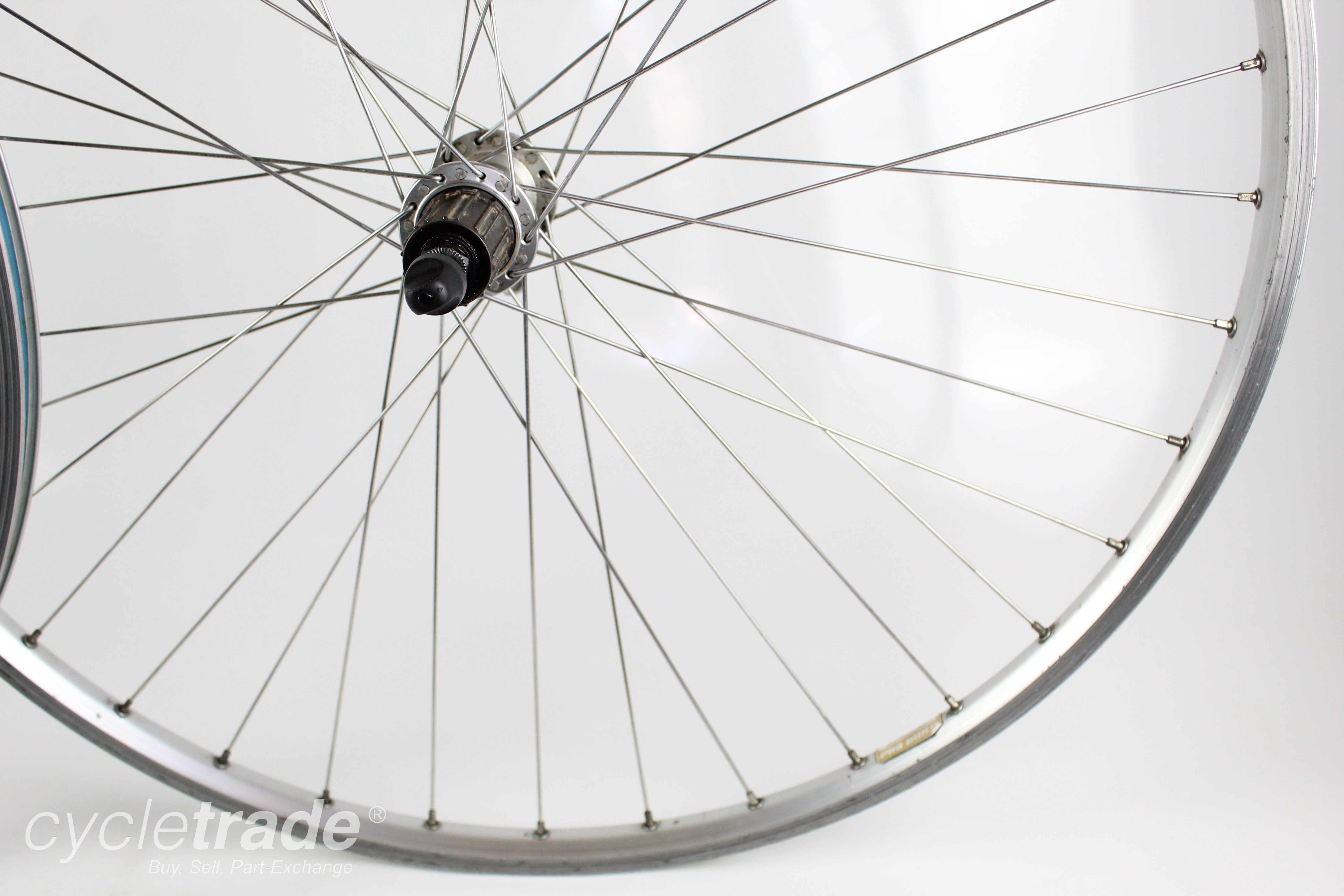 700c Road Rim Wheelset - Shimano Deore FH/HB-M590, 9 Speed - Grade B+