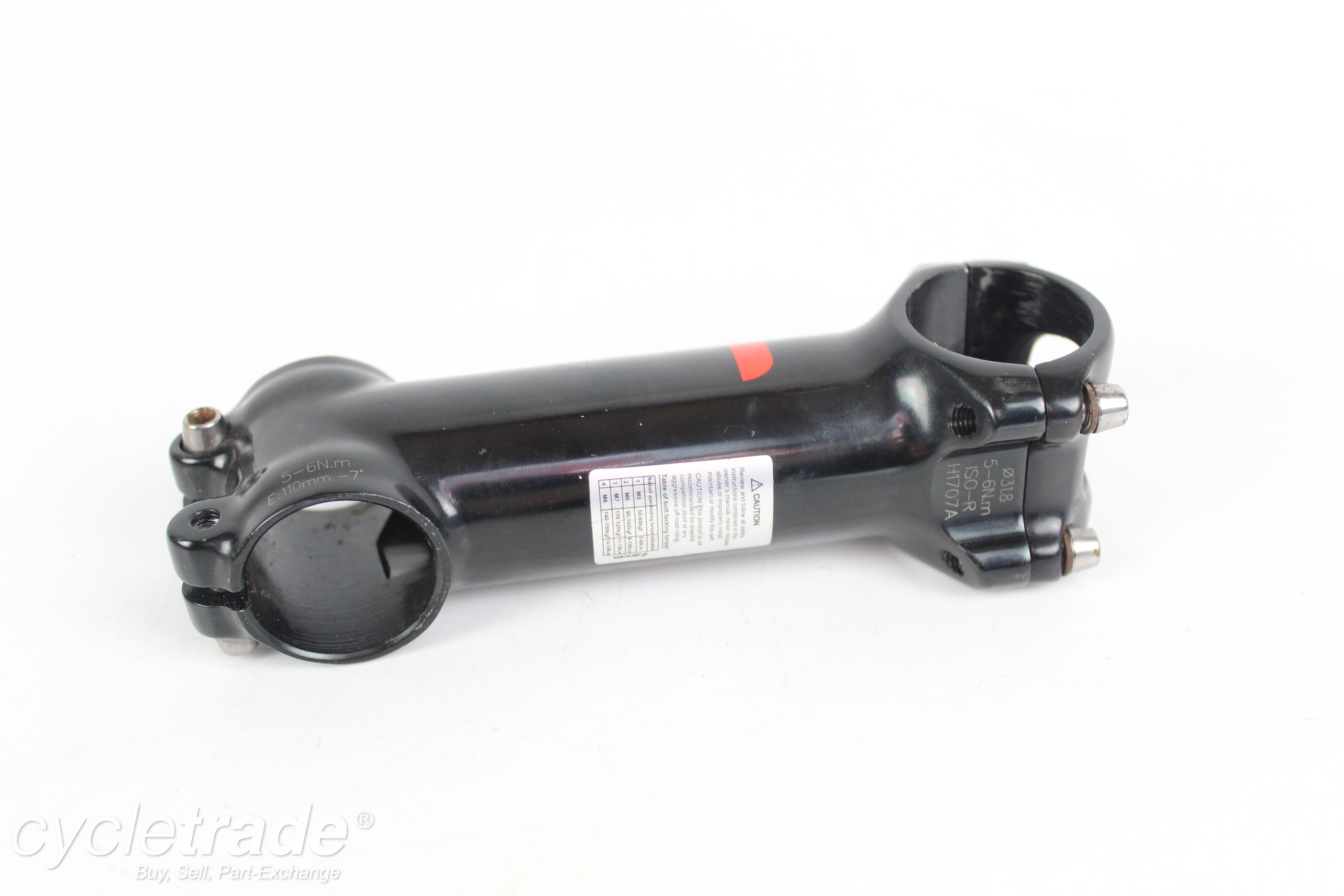 Road Stem - Cannondale, 110mm, 31.8mm, 1-1/8" - Grade B+