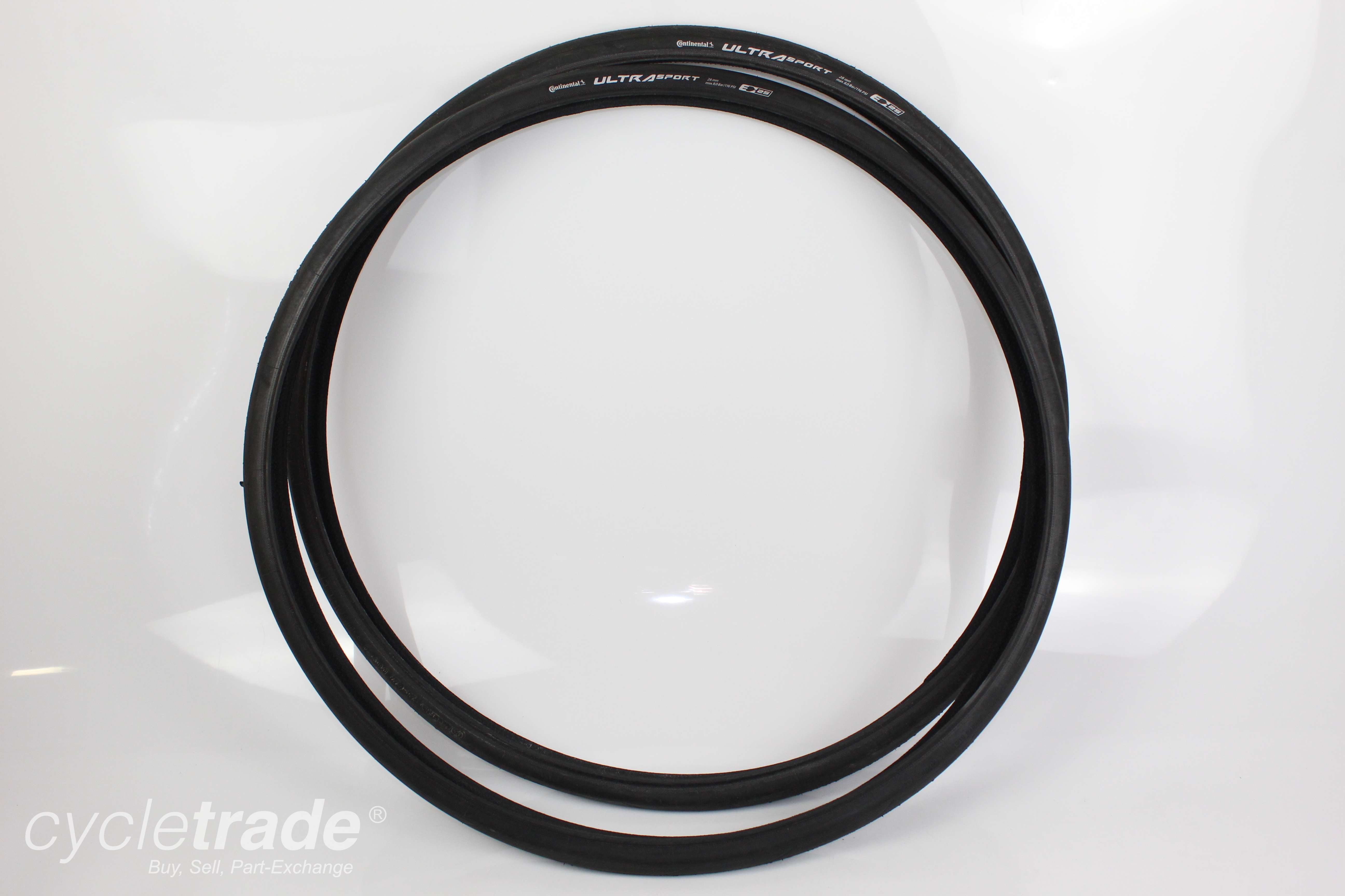 Road Tyres PAIR - Continental Ultra Sport 700c x 28mm Clincher - Grade A-