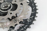 Crankset - Shimano Deore, 22/32/44T, FC-M530, 175mm (Octalink) - Grade C+