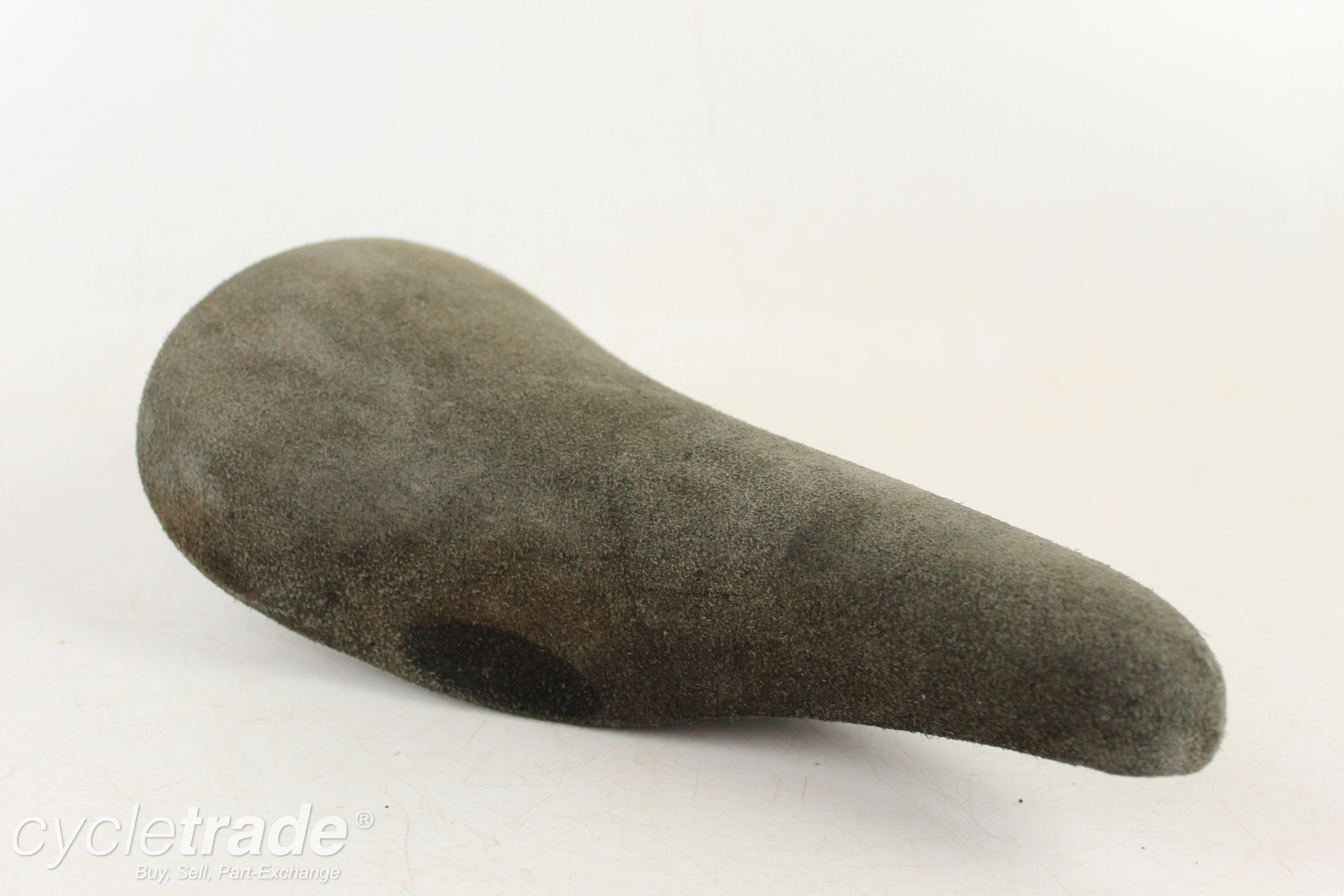 Selle San Marco Corsaire 313 Vintage - Selle Vélo Route En Daim Noir, Occasion