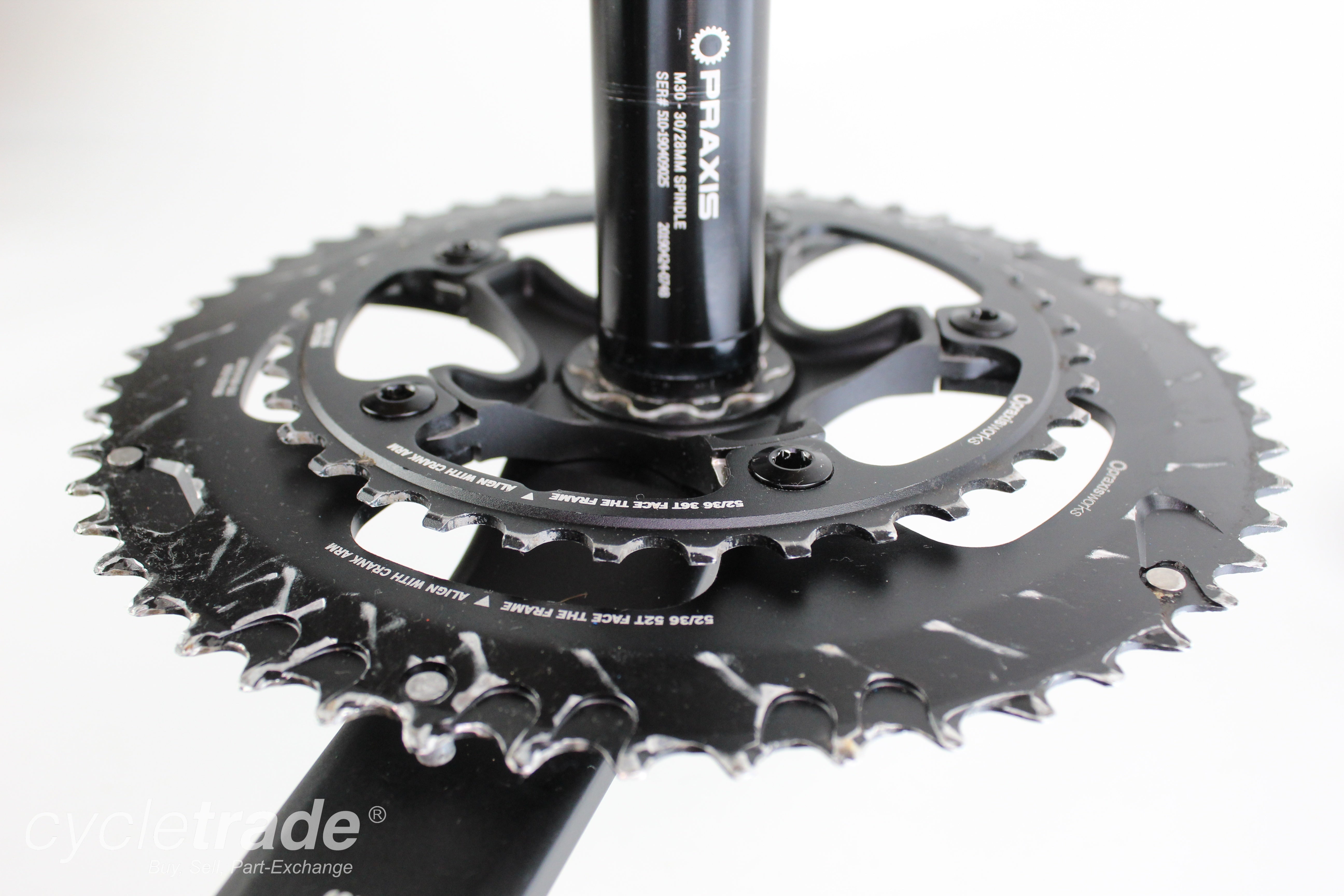 Crankset & Bottom Bracket - Praxis Works Zayante M30 52/36 & BB30 - Grade B