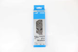 Chain - Shimano 12s  CN-M8100 126 Links Silver Hyperglide Quicklink - Grade A NEW