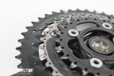 Crankset - Shimano FC-T521 3x10 Speed 44-32-24T 170mm - Grade B-