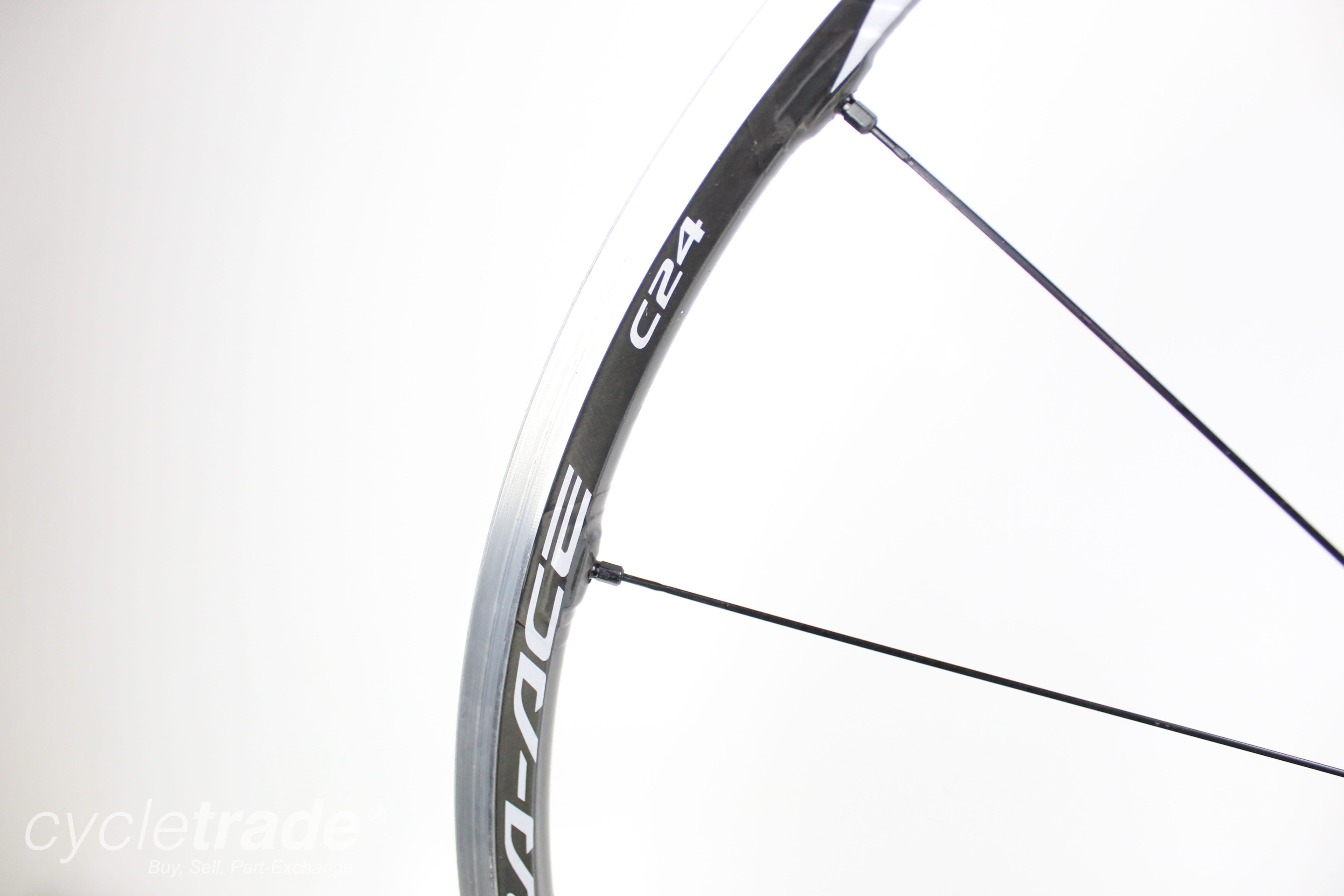 Carbon/Alu Wheelset - Shimano Dura Ace C24 11 Speed Laminate- Grade B+