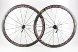 Carbon Road Wheelset - Mavic Cosmic Carbone 40 - 11 Speed - Grade B+