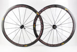 Carbon Road Wheelset - Mavic Cosmic Carbone 40 - 11 Speed - Grade B+