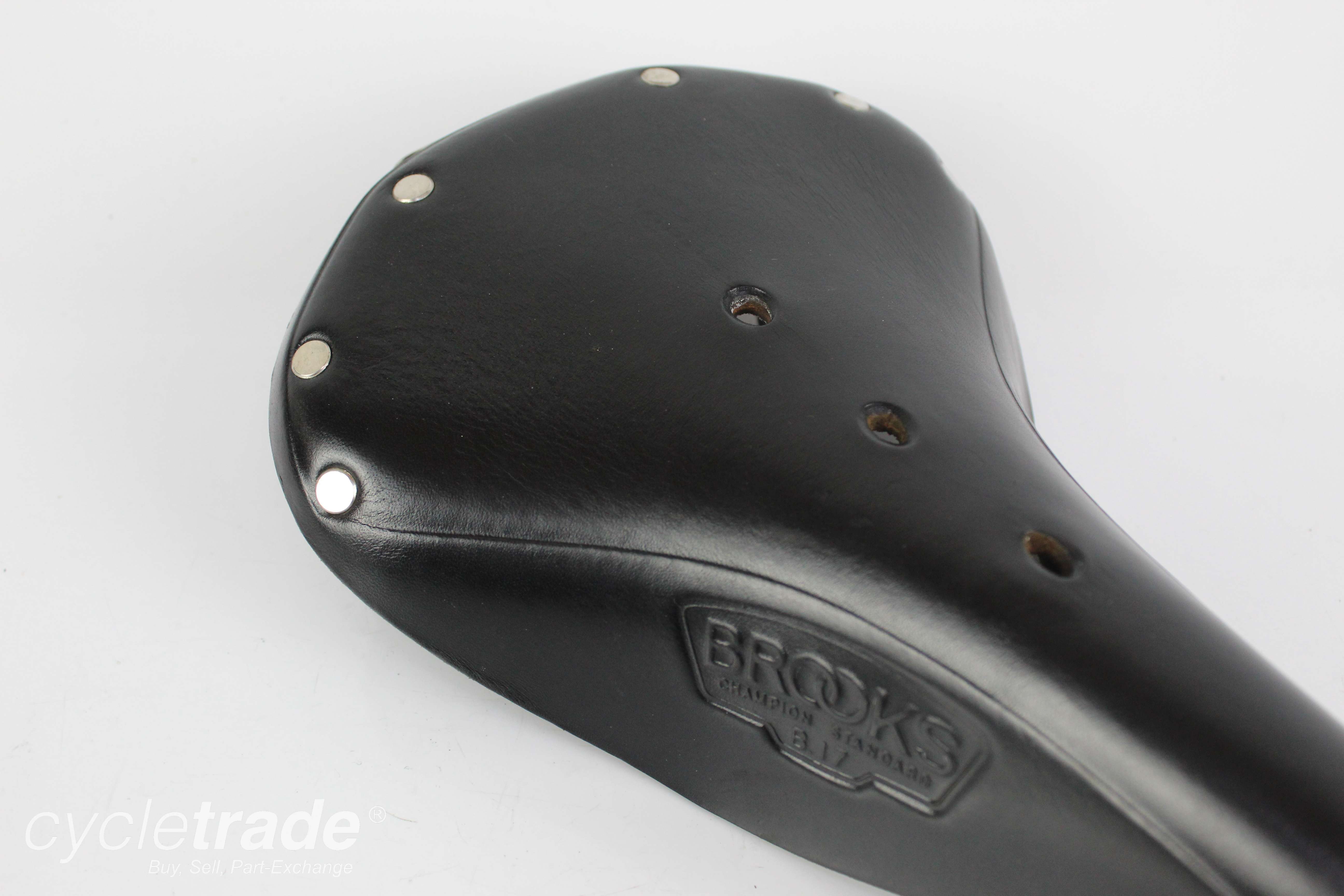 Leather Saddle- Brooks Champion Standard B 17 170x282mm Black- Grade B