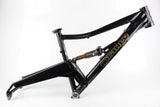 MTB Full Suspension Frame- Orange Five Black & Gold 17" 26"- Grade B