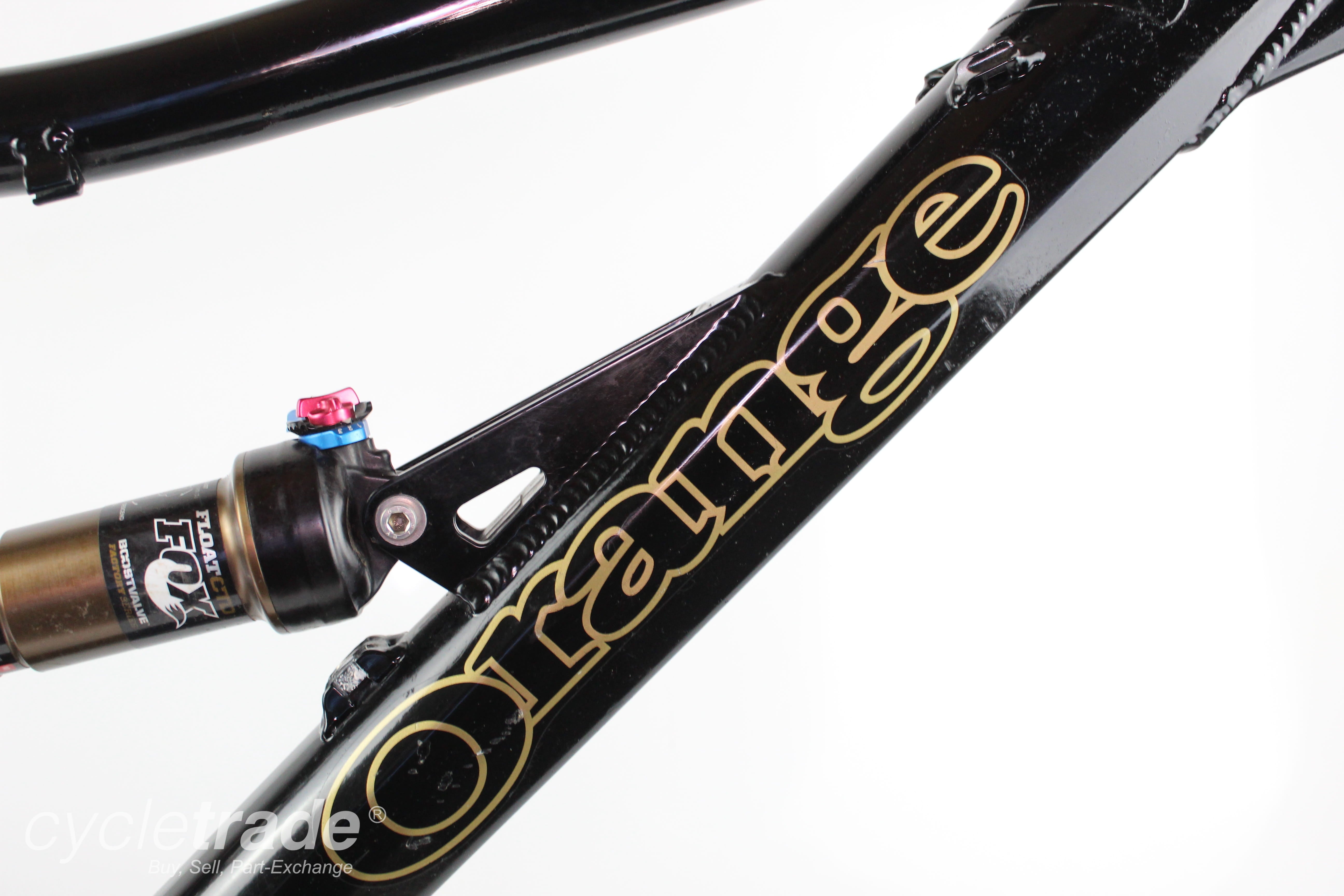 MTB Full Suspension Frame- Orange Five Black & Gold 17" 26"- Grade B