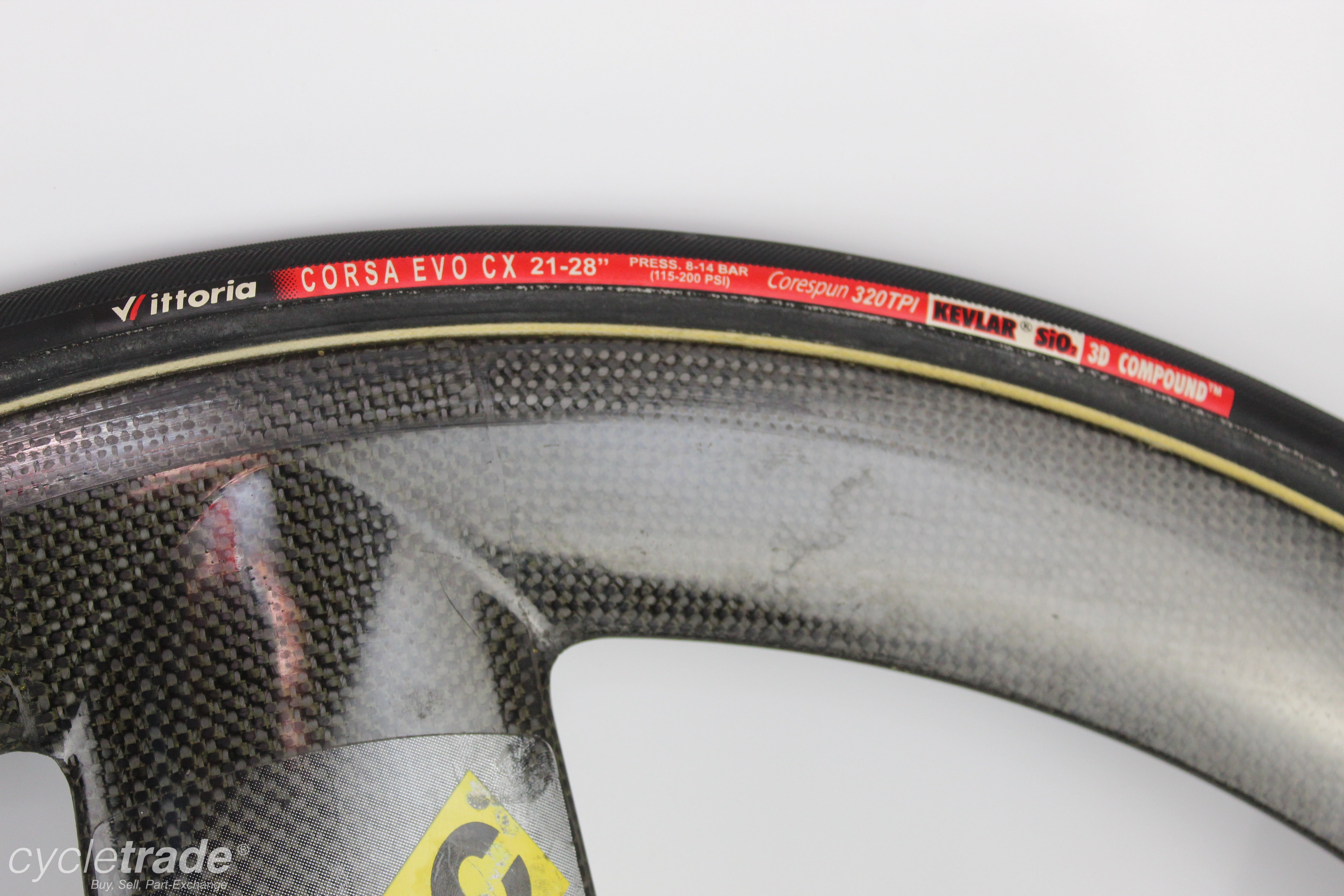 Rare Mavic 3G TT Tri Spoke Tubular Wheelset Shimano 700c