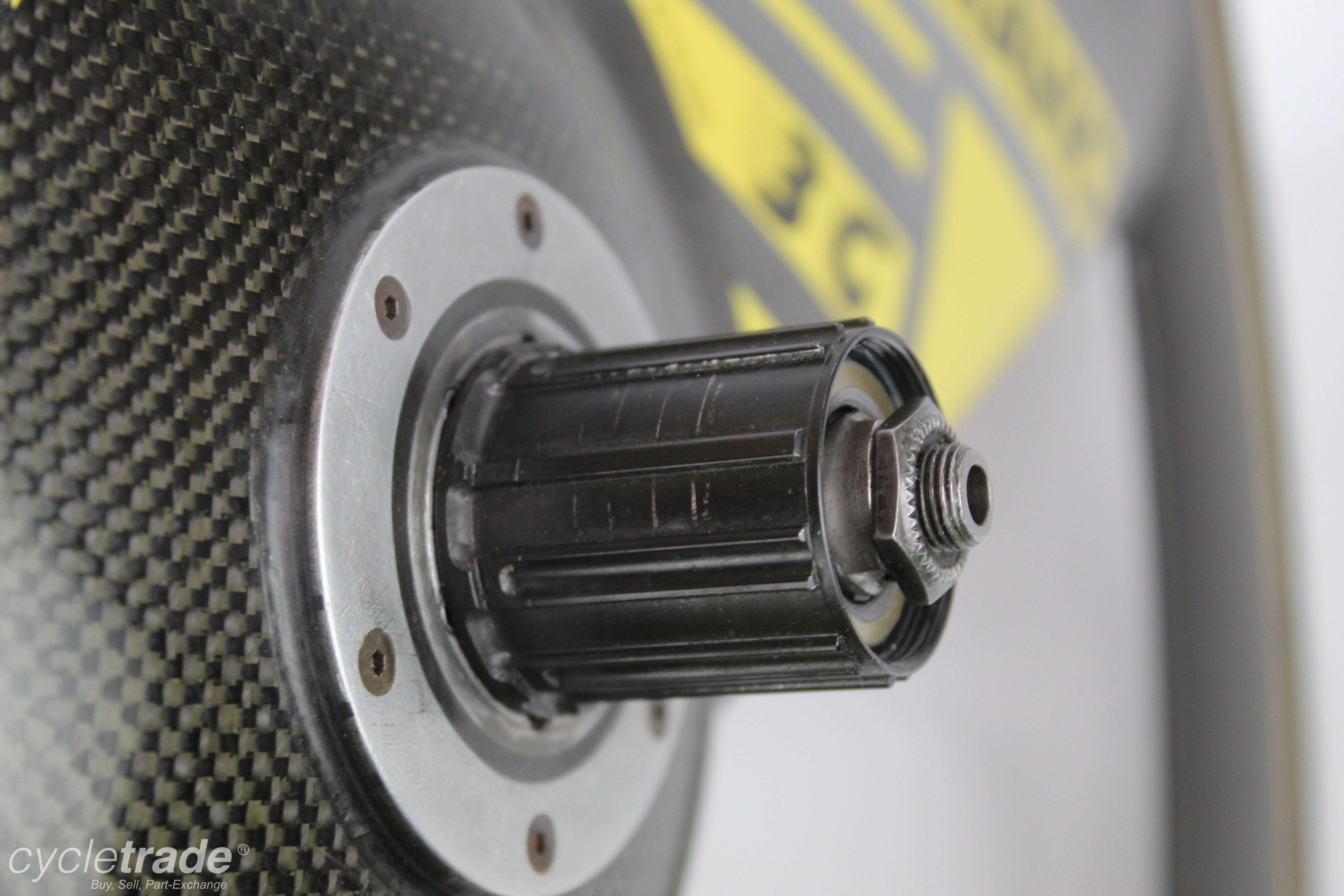 Rare Mavic 3G TT Tri Spoke Tubular Wheelset Shimano 700c