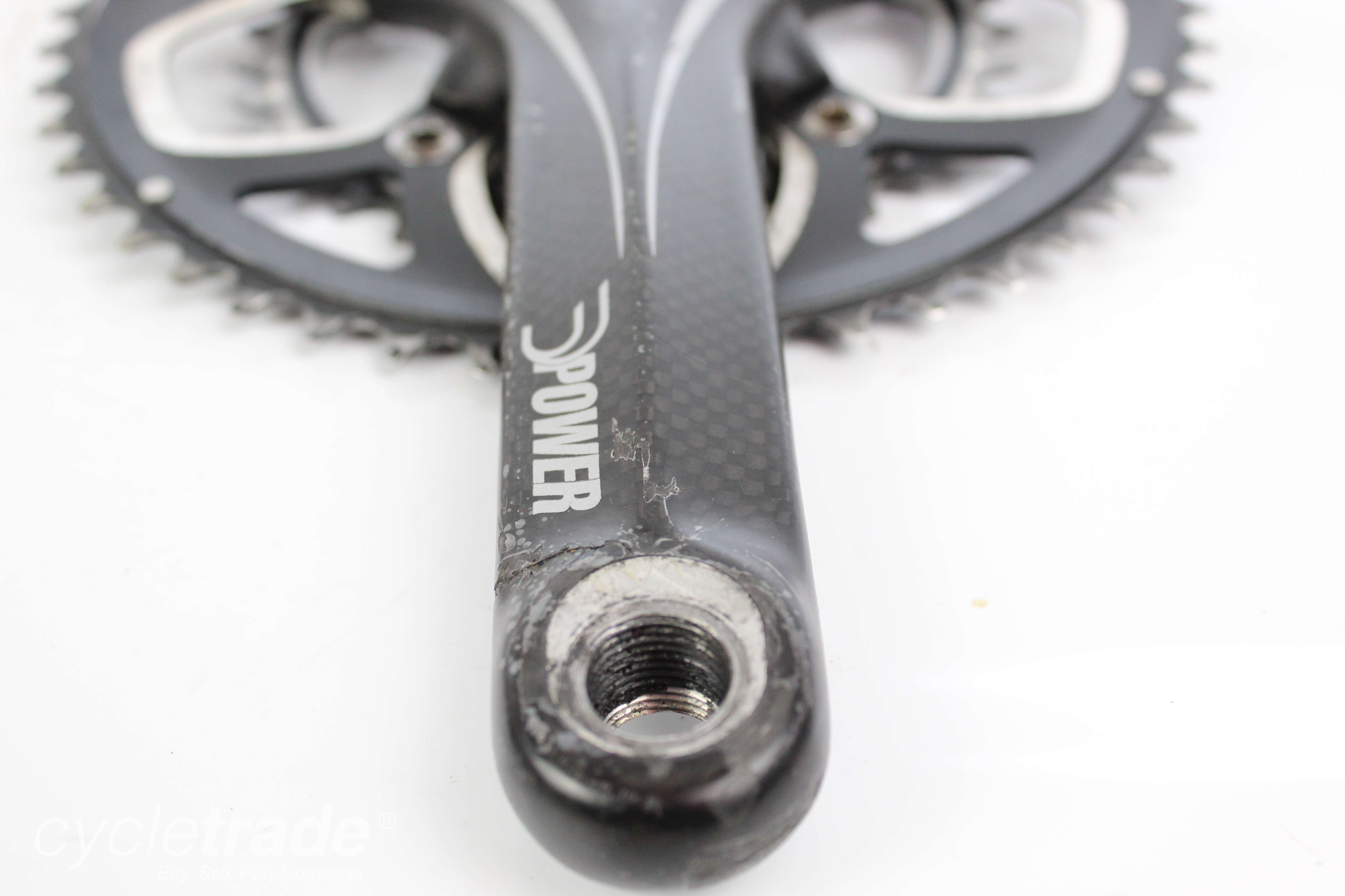 Chainset & BB - Deda Dpower 175MM Carbon ISIS Drive- Grade C