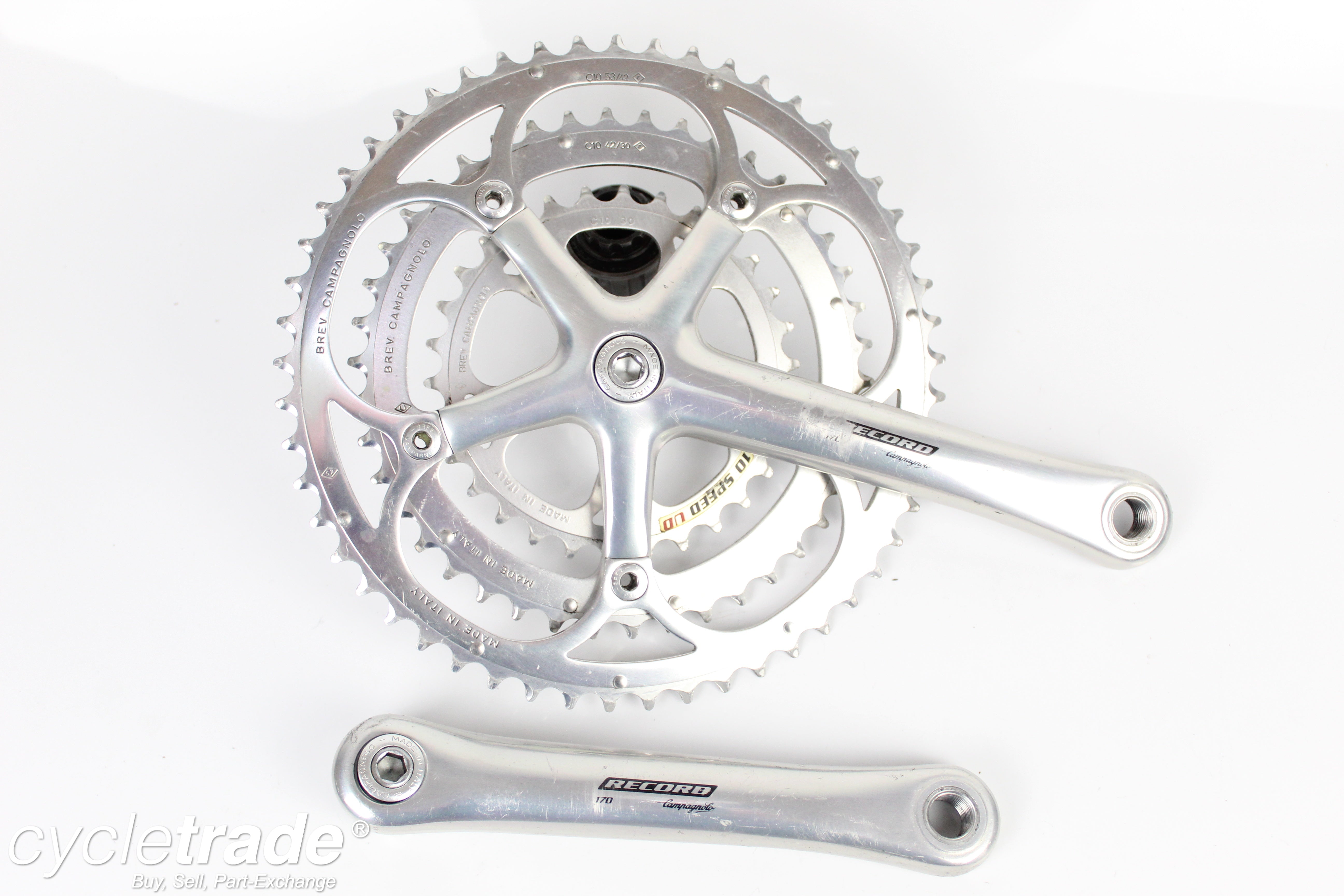 Full Road Groupset- Campagnolo Record Triple 170mm 10 Speed