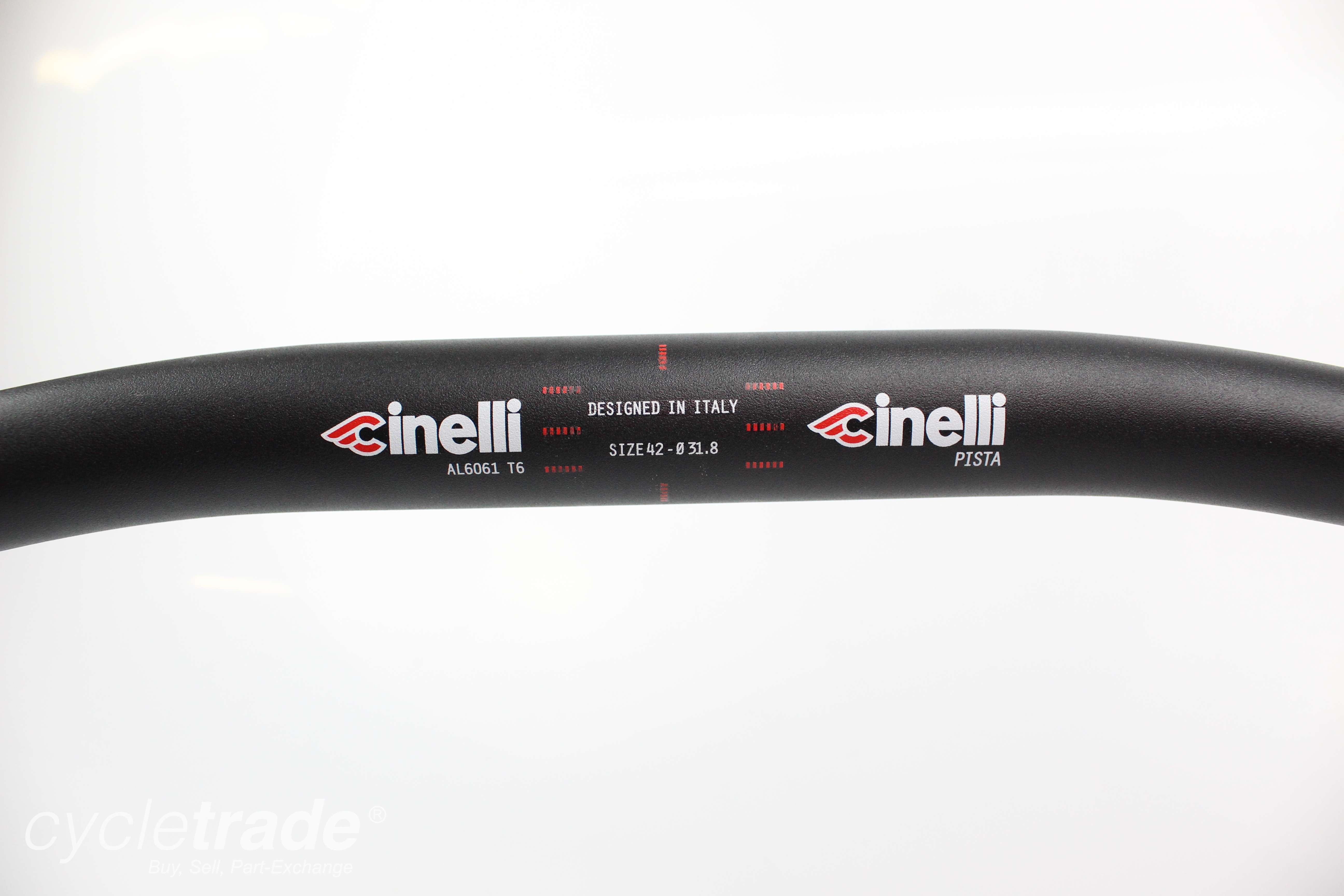 Road Drop Handlebars- Cinelli Pista Track Aluminium 420mm 31.8mm Clamp - Grade B