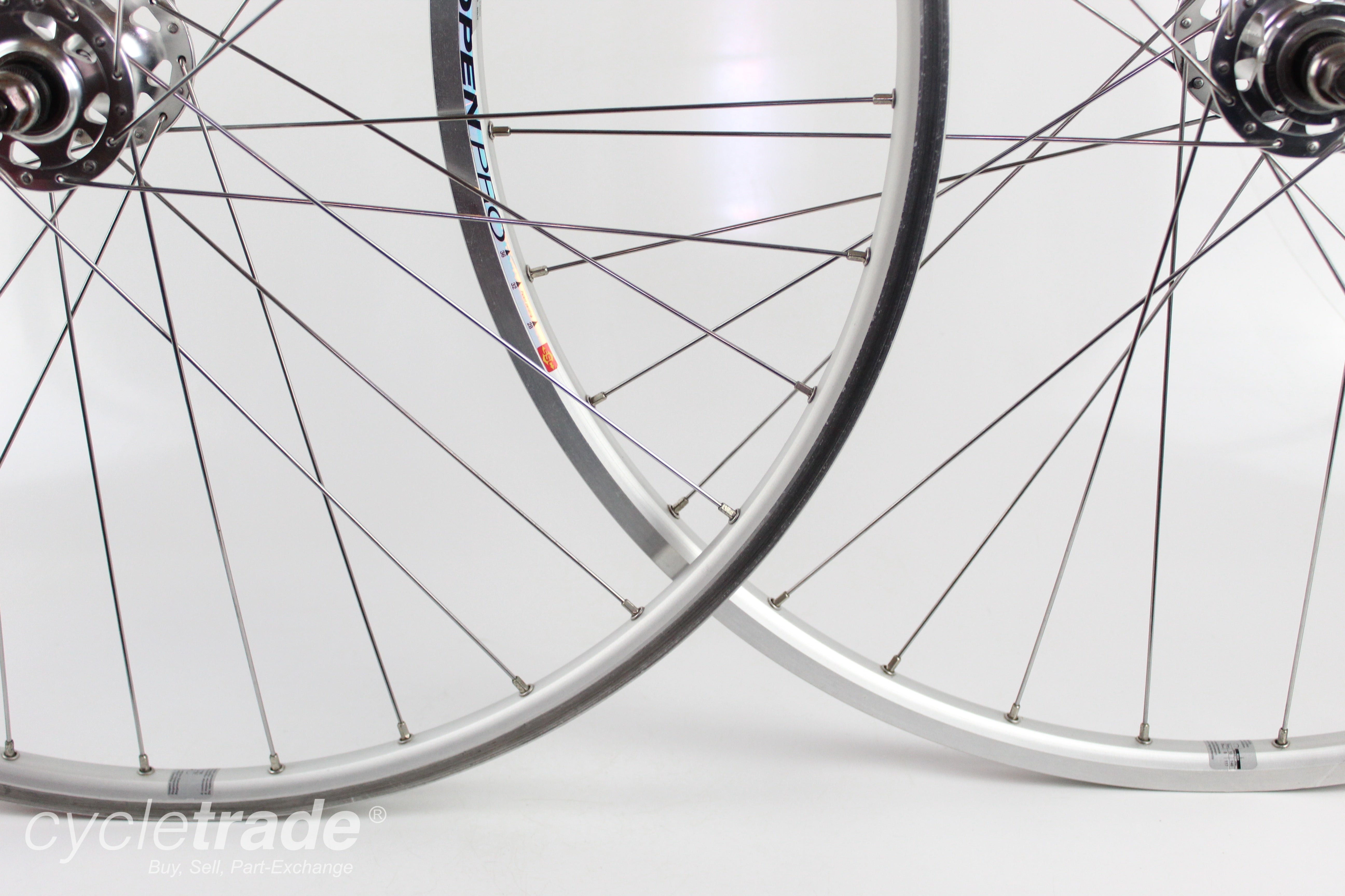 700c Single Speed Wheelset - Mavic Open pro & Ex track hubs - Grade A