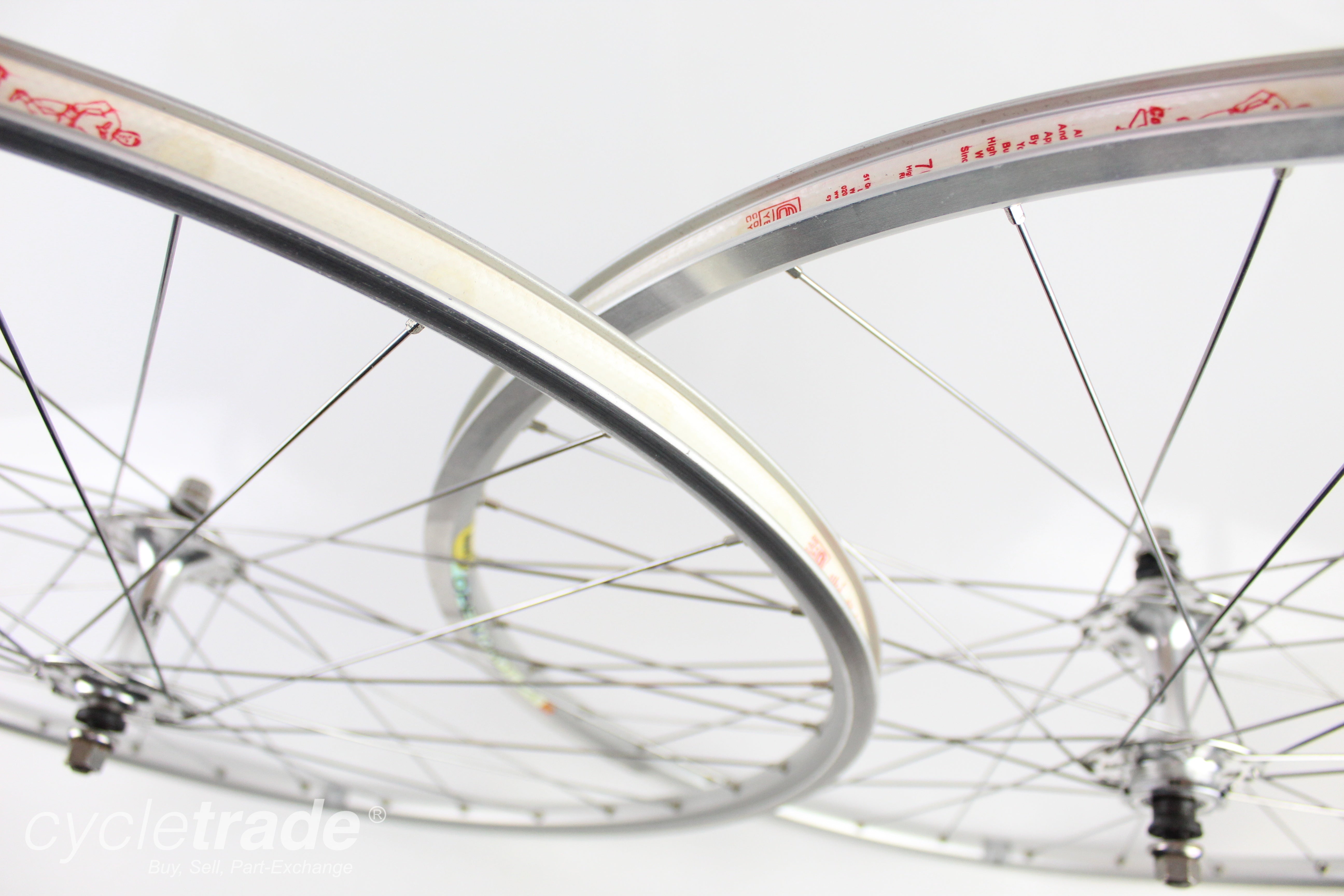 700c Single Speed Wheelset - Mavic Open pro & Ex track hubs - Grade A