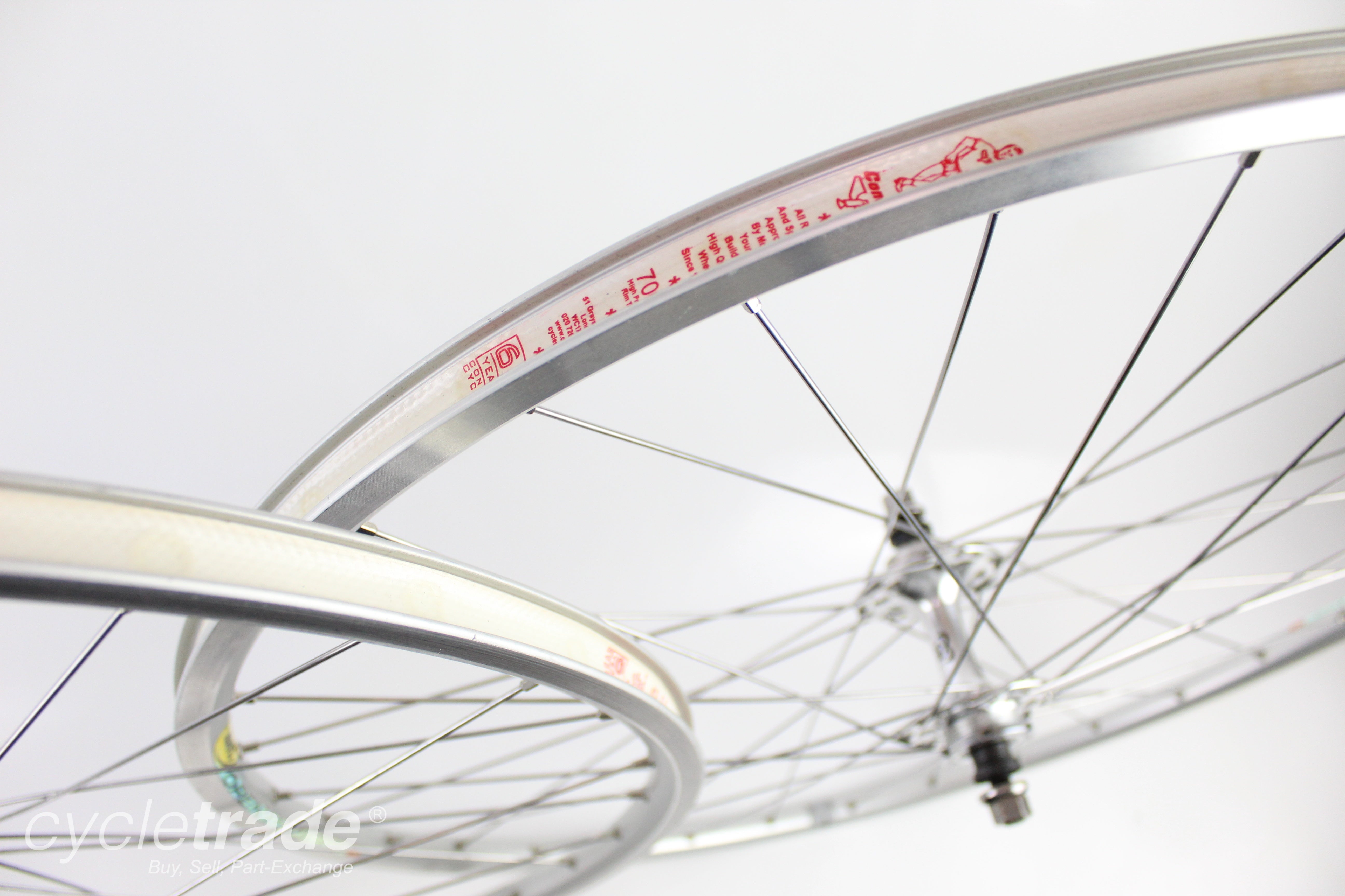 700c Single Speed Wheelset - Mavic Open pro & Ex track hubs - Grade A
