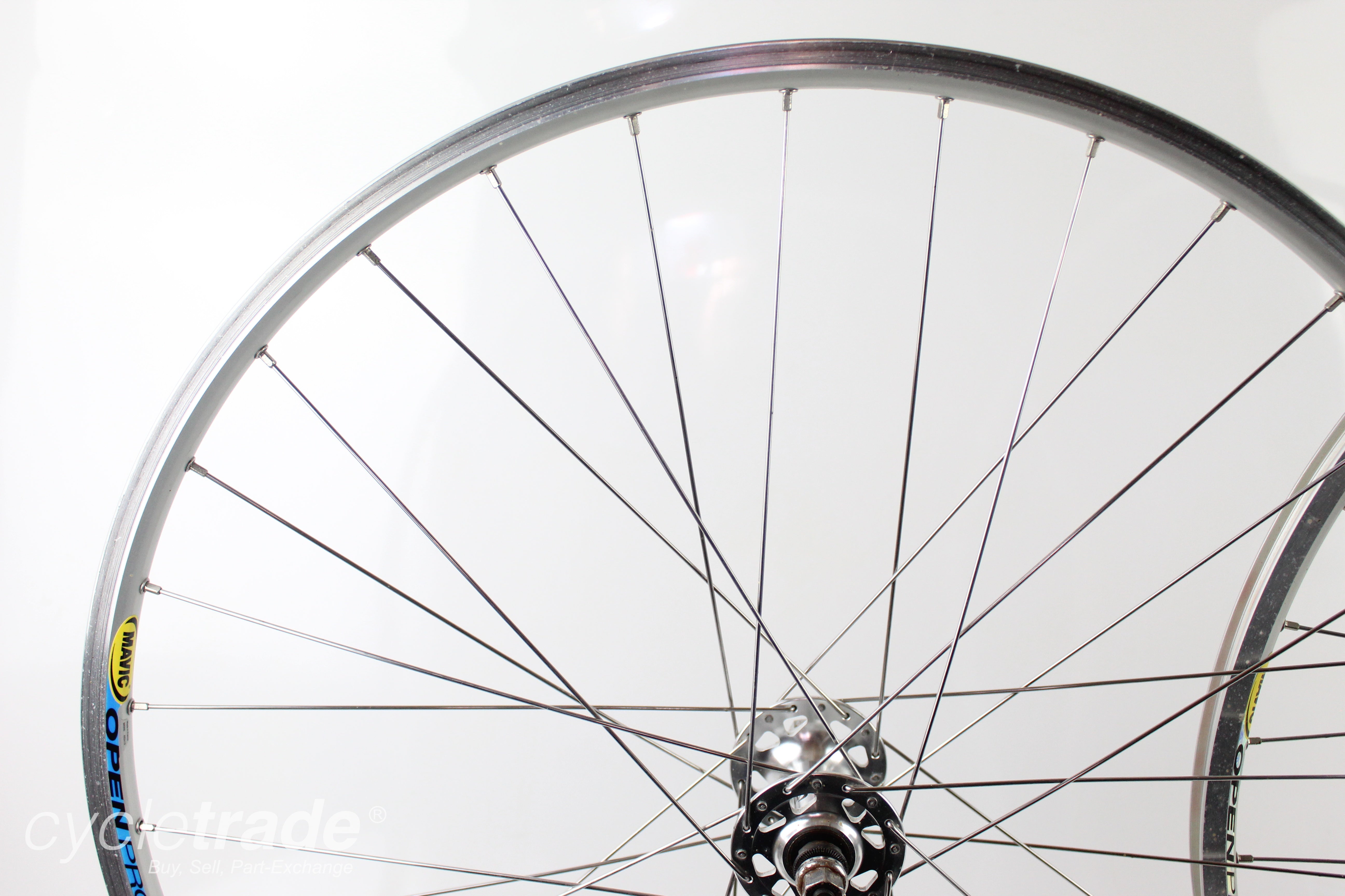 700c Single Speed Wheelset - Mavic Open pro & Ex track hubs - Grade A
