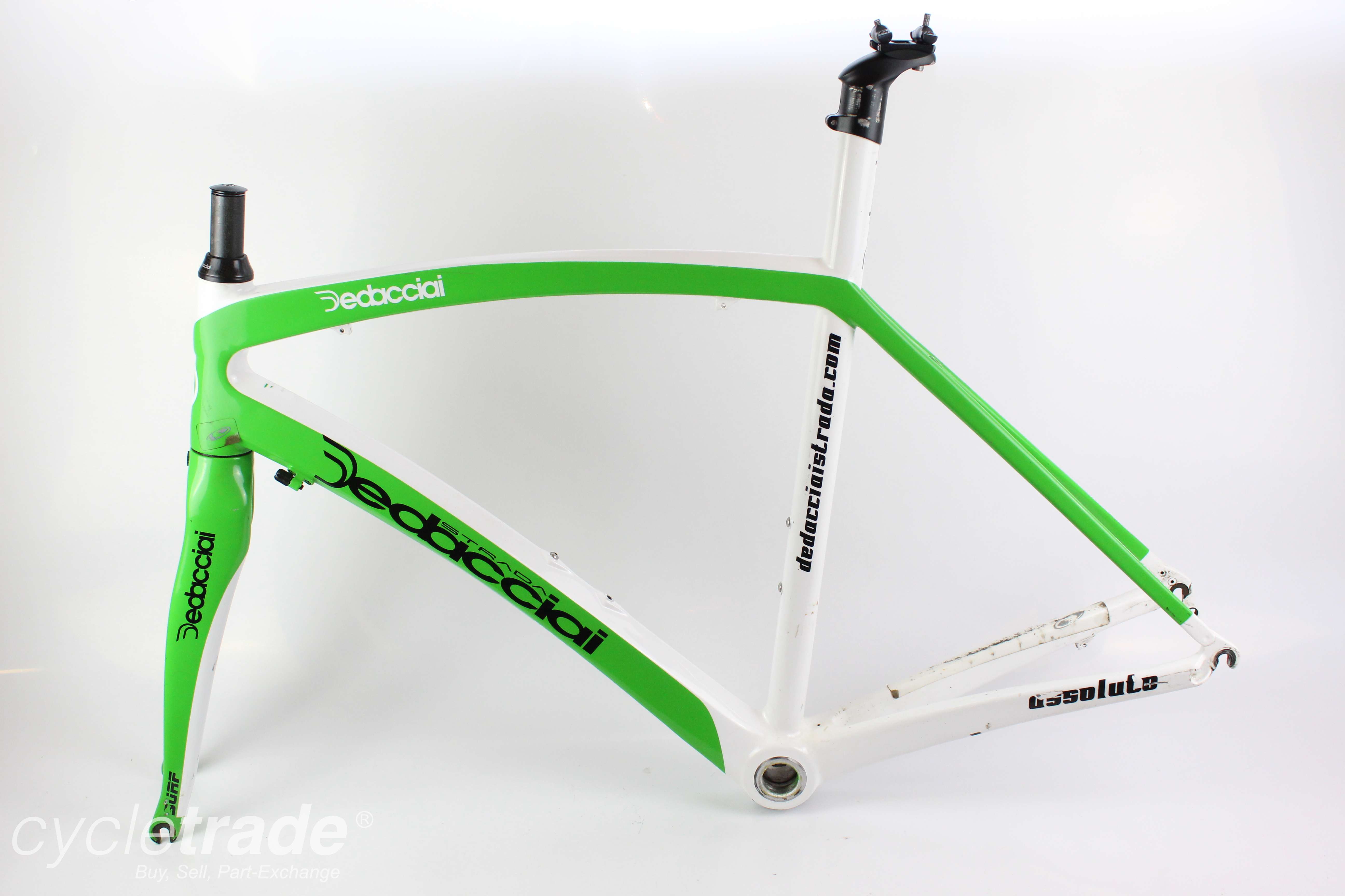 Road Bike Frameset - Dedacciai Assoluto 54cm Carbon Rim Brake - Grade B