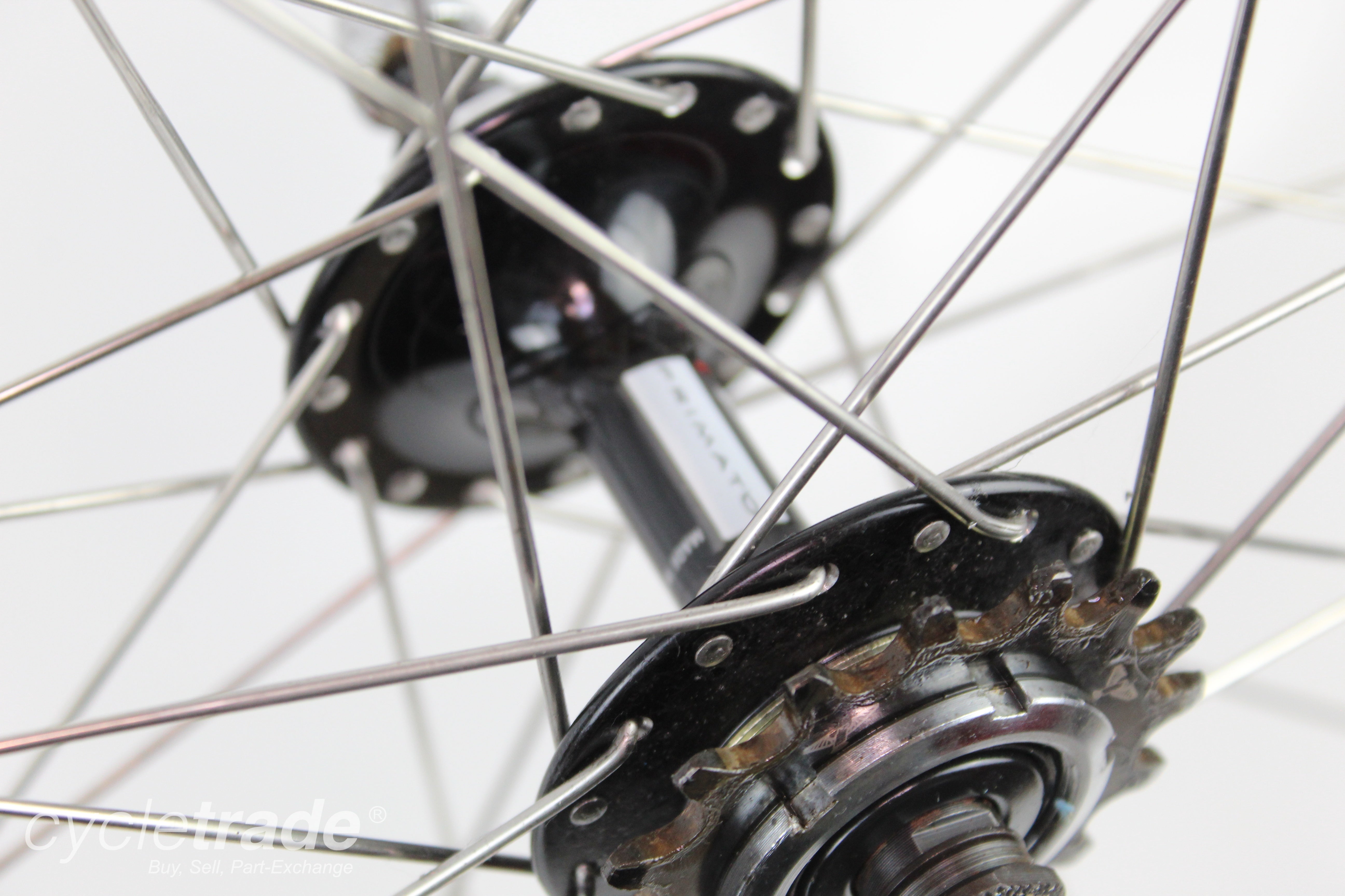 700c Single Speed Wheelset - Mavic Open pro & Miche Primato Pista hubs - Grade A