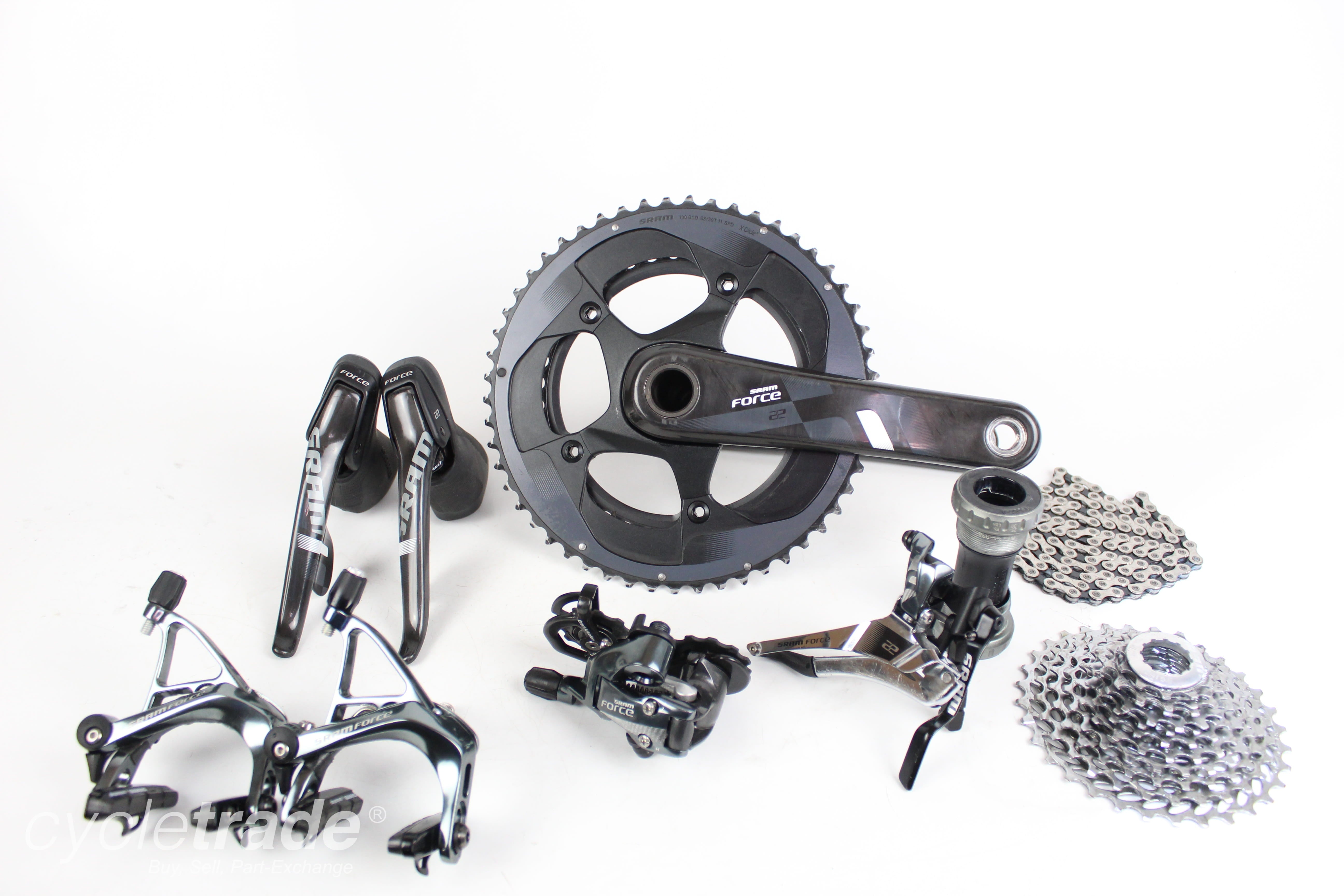 Full Road Groupset- SRAM Force 22 Carbon Grade B+ – Probiketrader