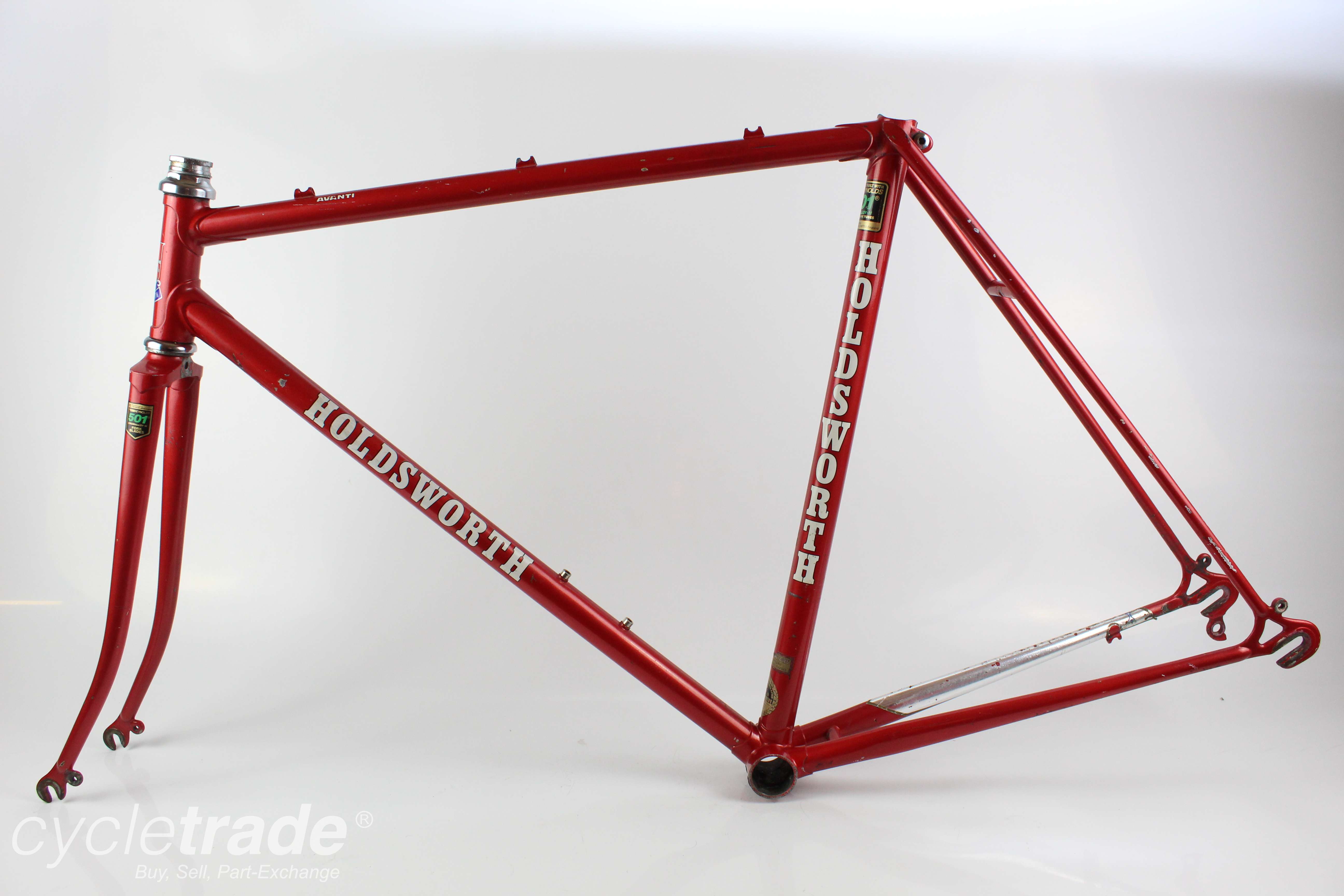 Vintage Steel Road Bike Frameset - Holdsworth Avanti 53.5cm - Grade C+