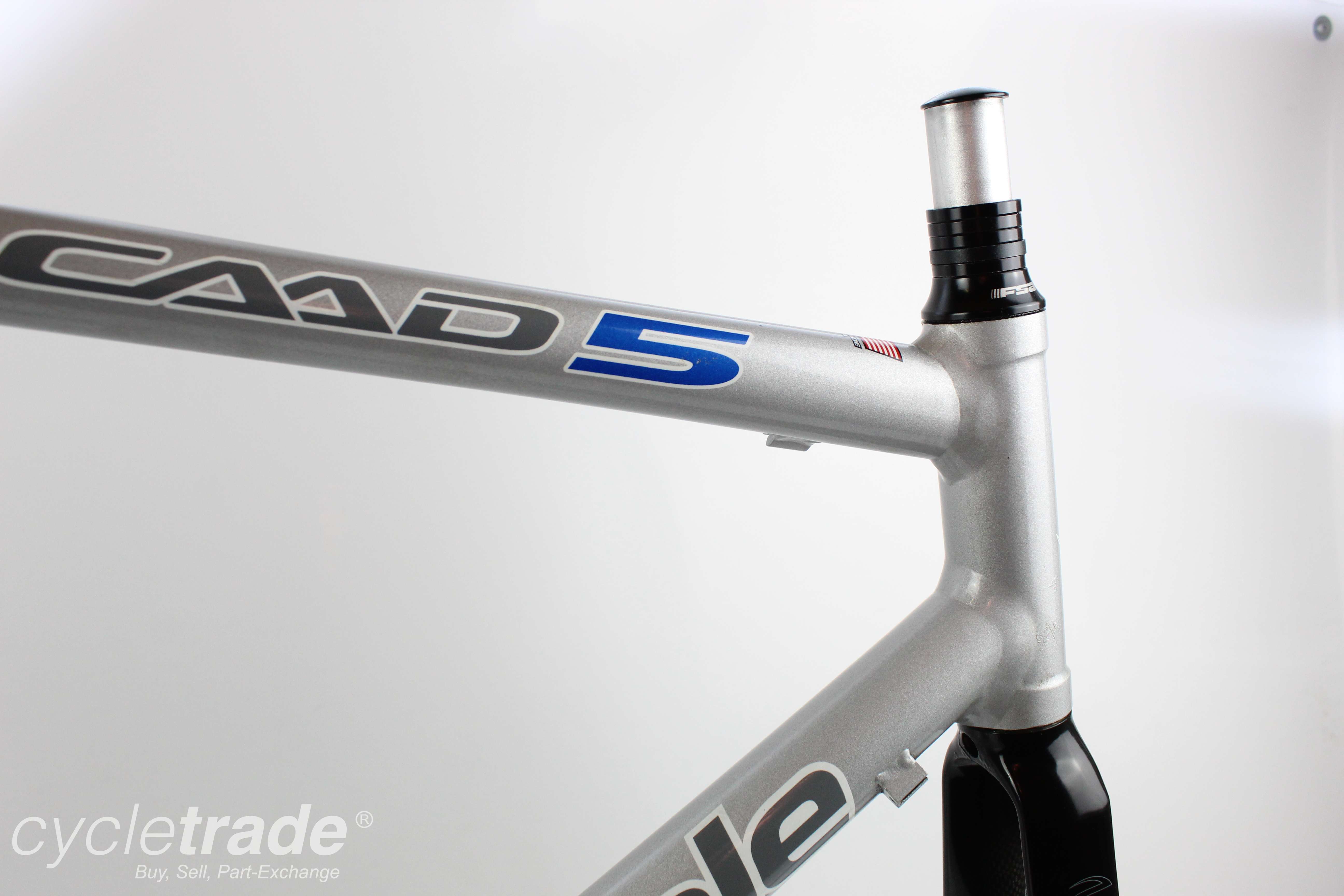 Road Bike Frameset - Cannondale CAAD5 Aluminium/Carbon 56cm - Grade B