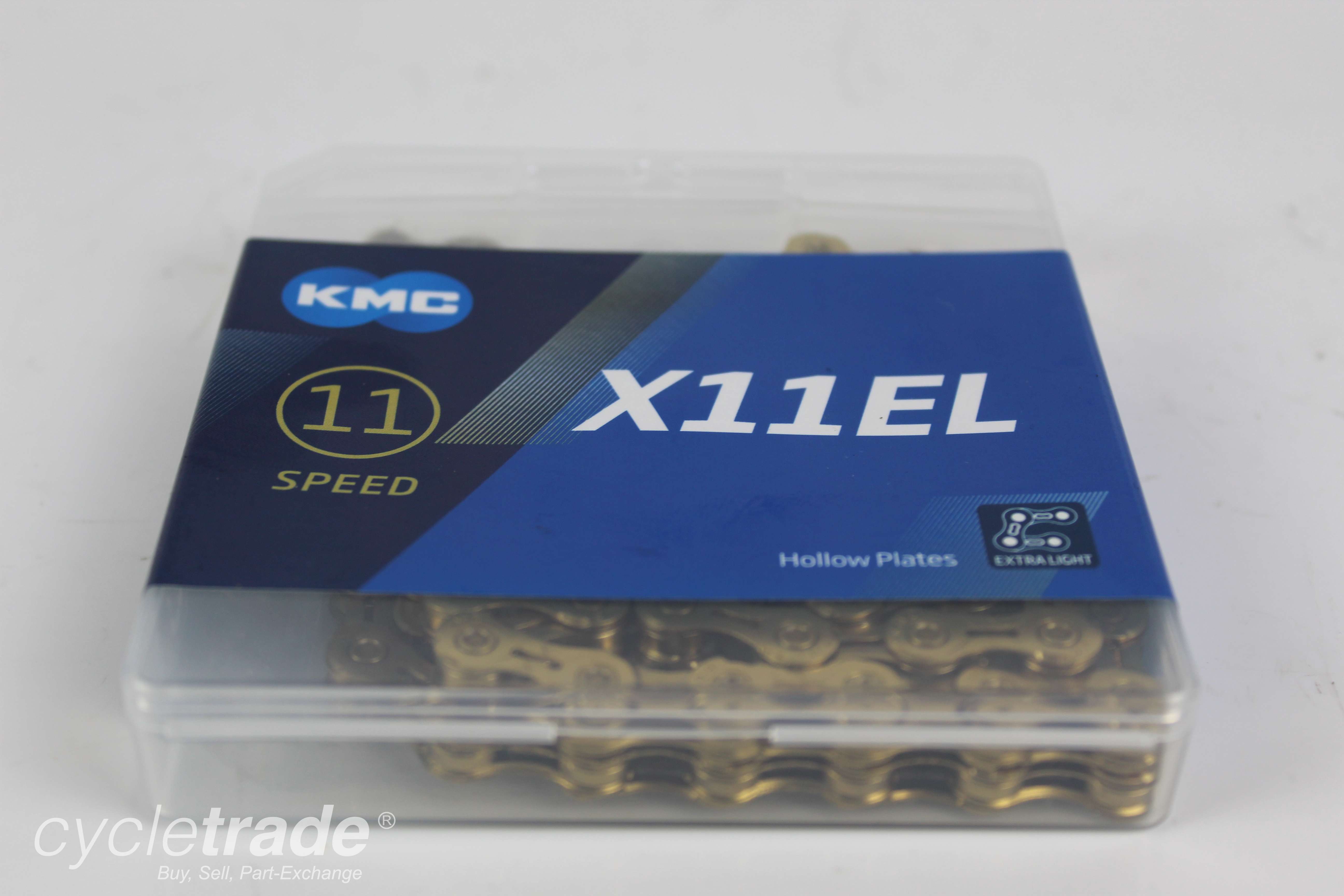 New Chain- KMC X11EL 118L 11 SPEED GOLD- Grade A+
