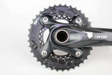 MTB Crankset - Shimano Deore FC-M615 10s 38/26T 175mm- Grade C