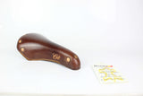 NOS New Leather Saddle -1991 Brooks Colt 150x270mm Brown - Grade A+