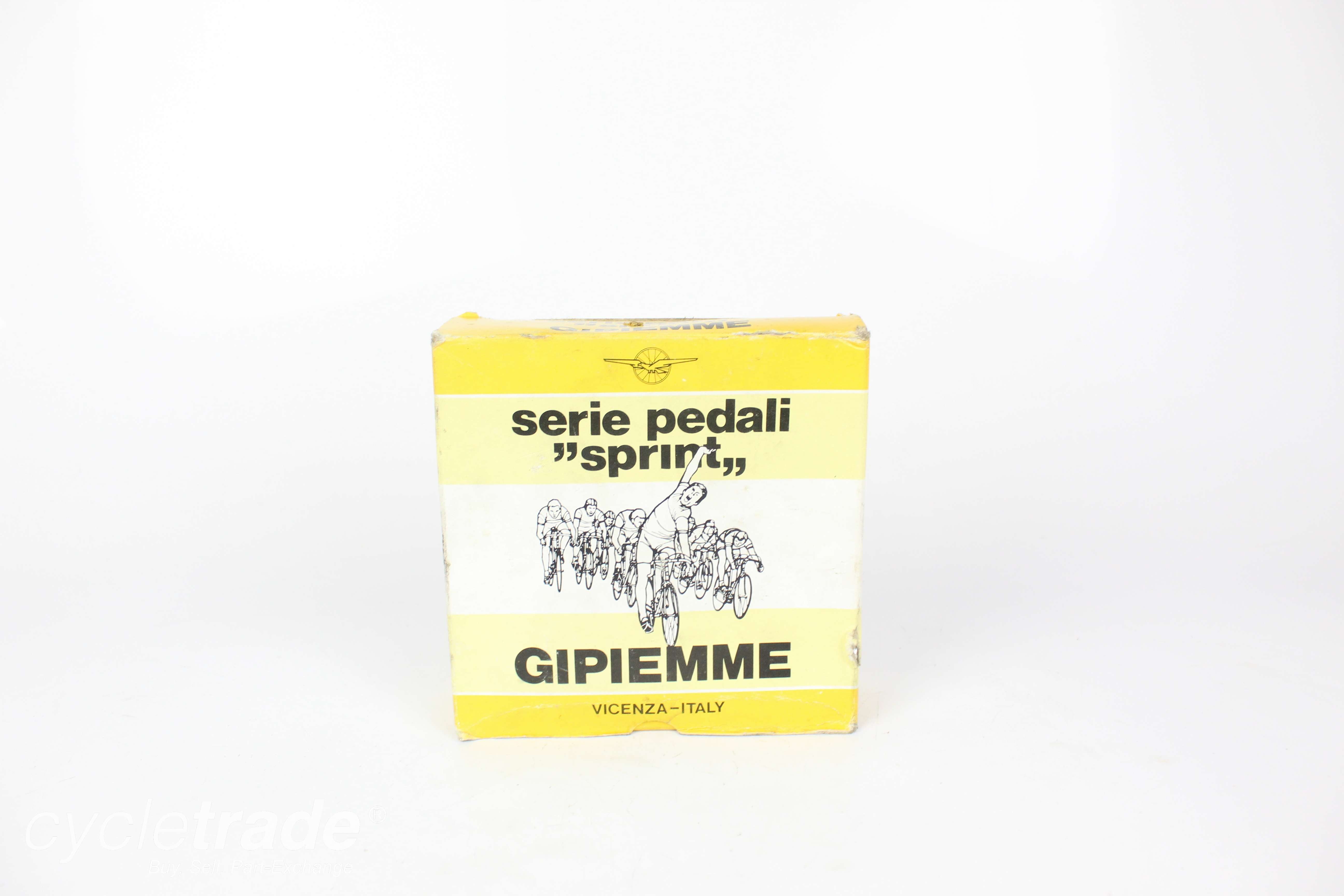 NOS New Flat Pedals - 1970s/1980s Gipiemme Serie Pedali Sprint