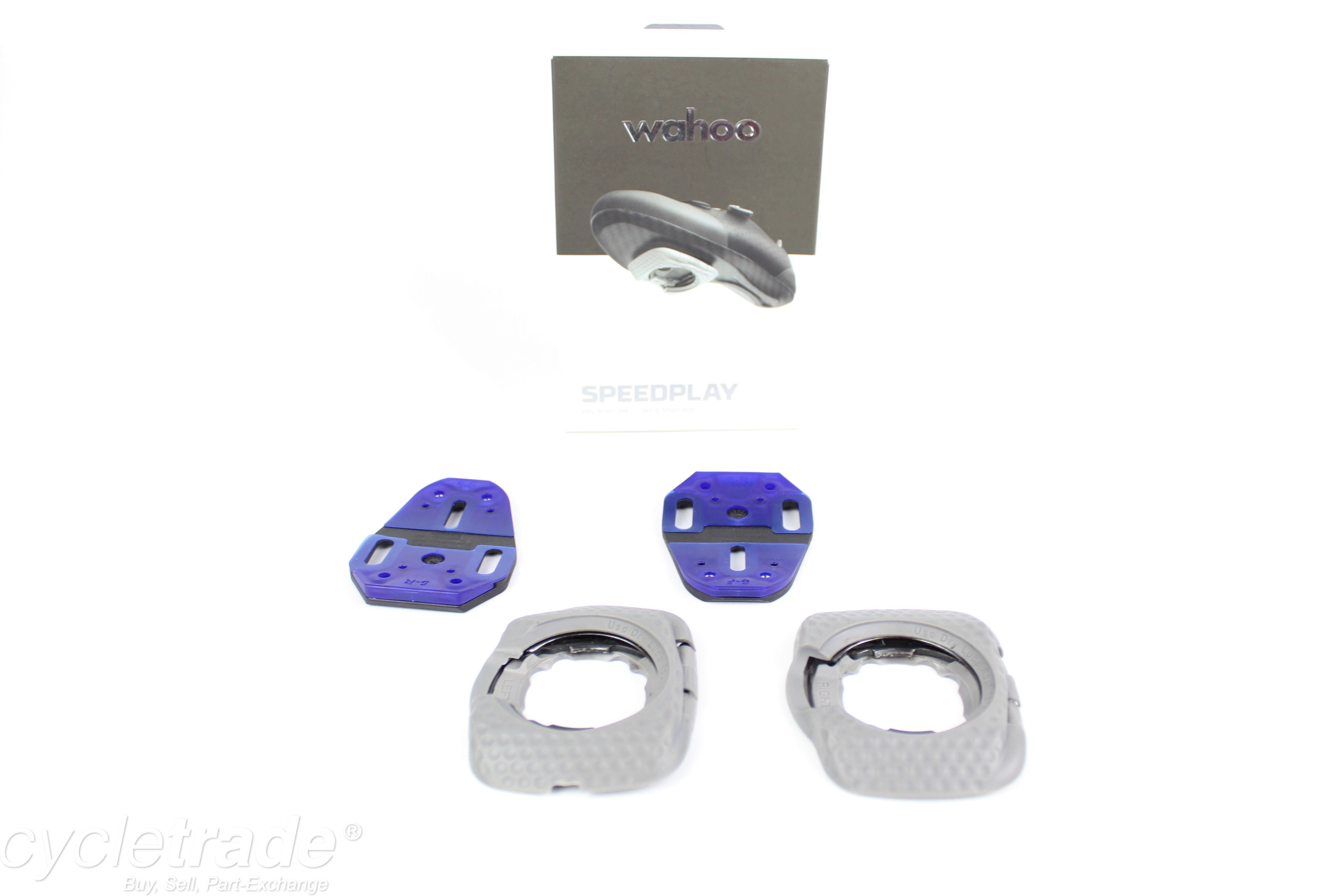 Wahoo POWRLINK Power Meter Speedplay Zero Pedals Dual-sided Take Off Bundle